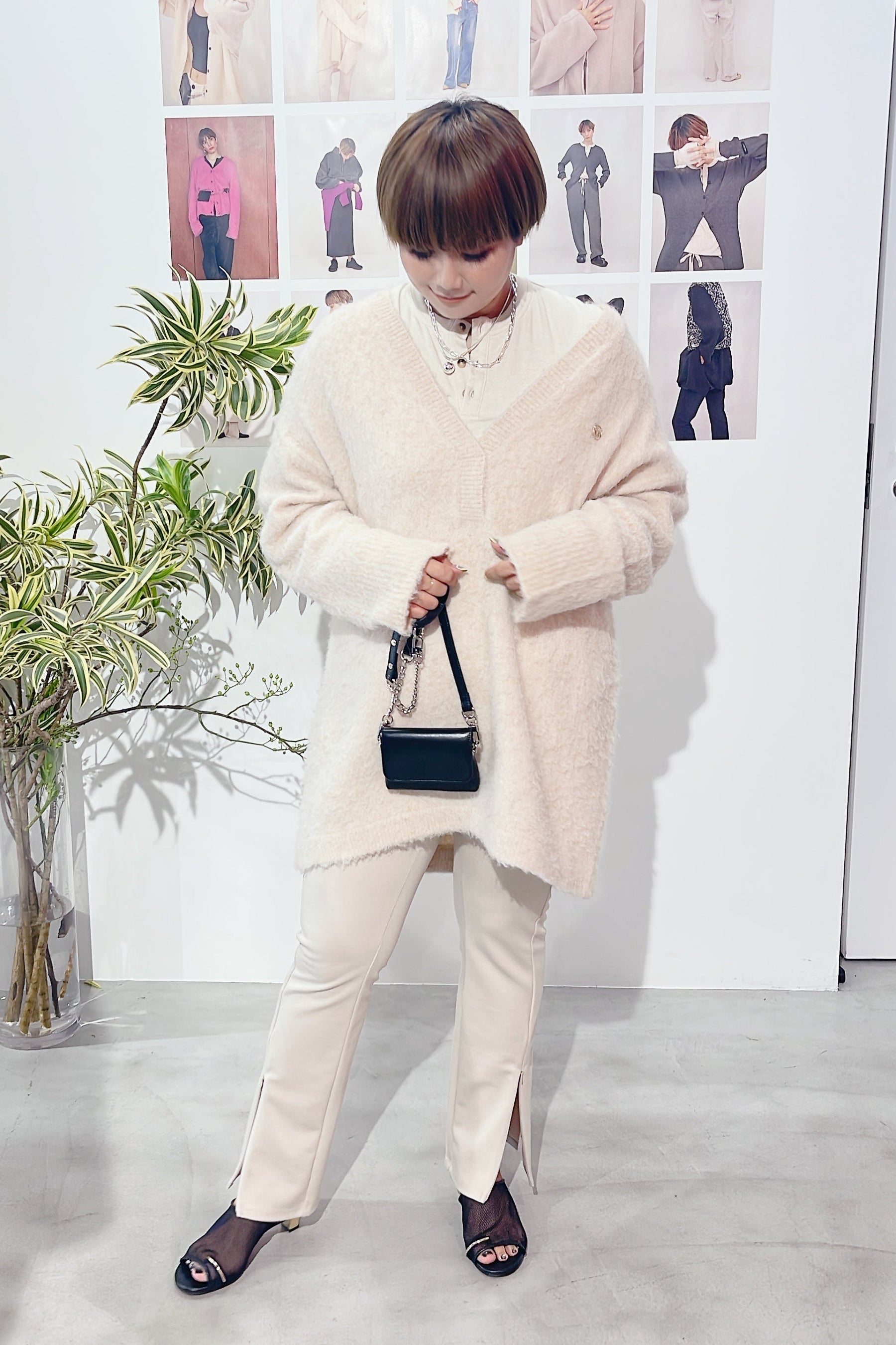 【YENN】ヘンリーネックロングT/Y254-81110