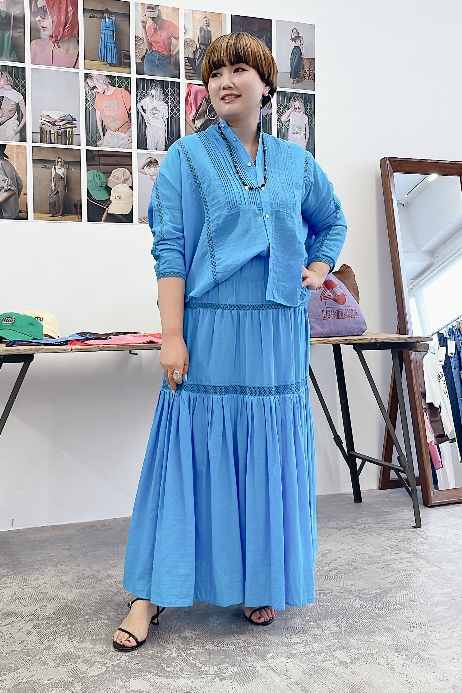 【LE MÉLANGE】ティアードスカート/8623303