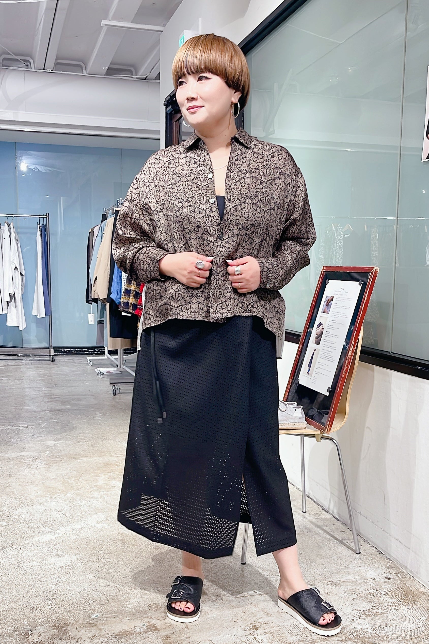 【WYTE】インサイドアウトハイブリットモリスシャツ/11-11670