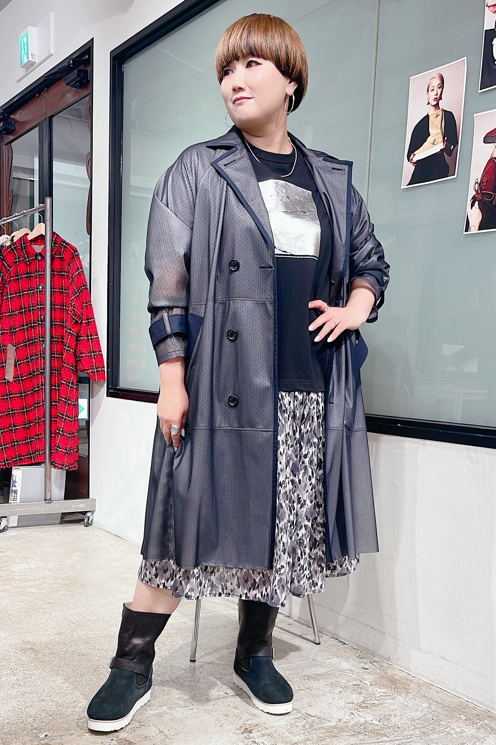 【WYTE】シアーレイヤード3Lトレンチコート/11-12420