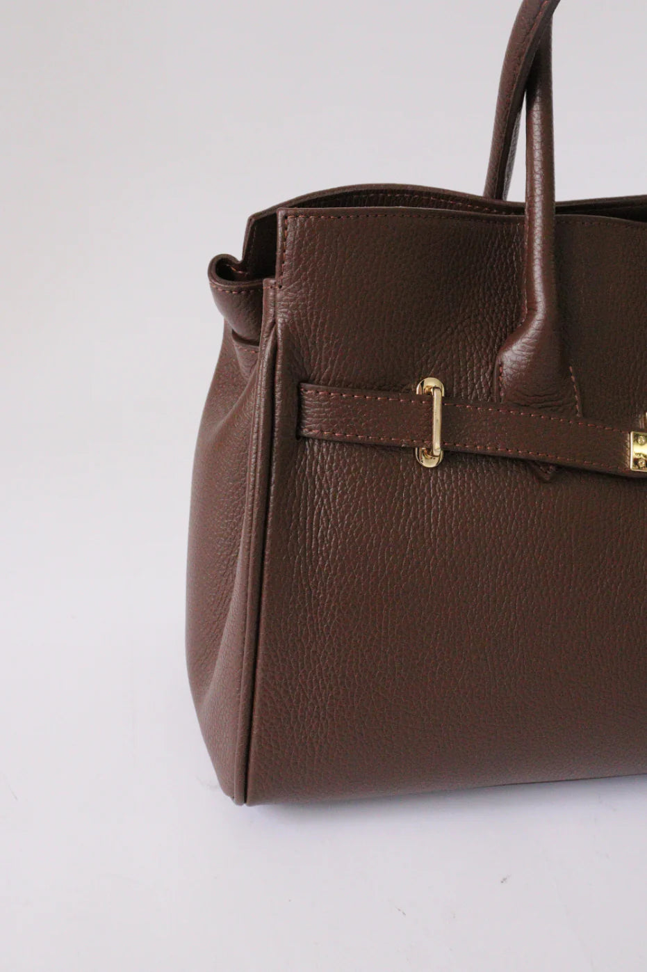 【MILLELA FIRENZE】金具付きレザートートバッグ/10280522