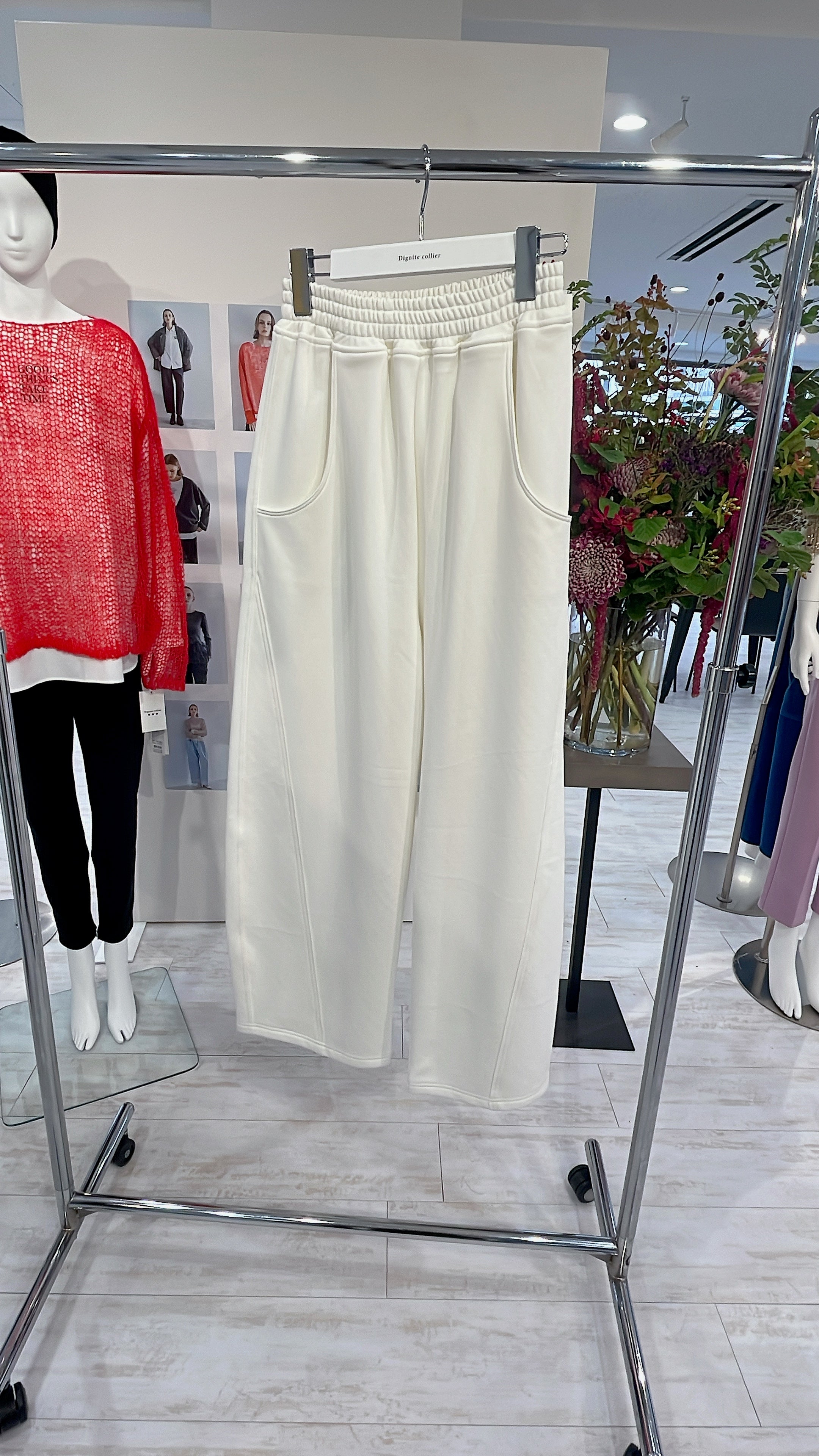 【Dignite collier】裏起毛カットカーブパンツ/ 80243455