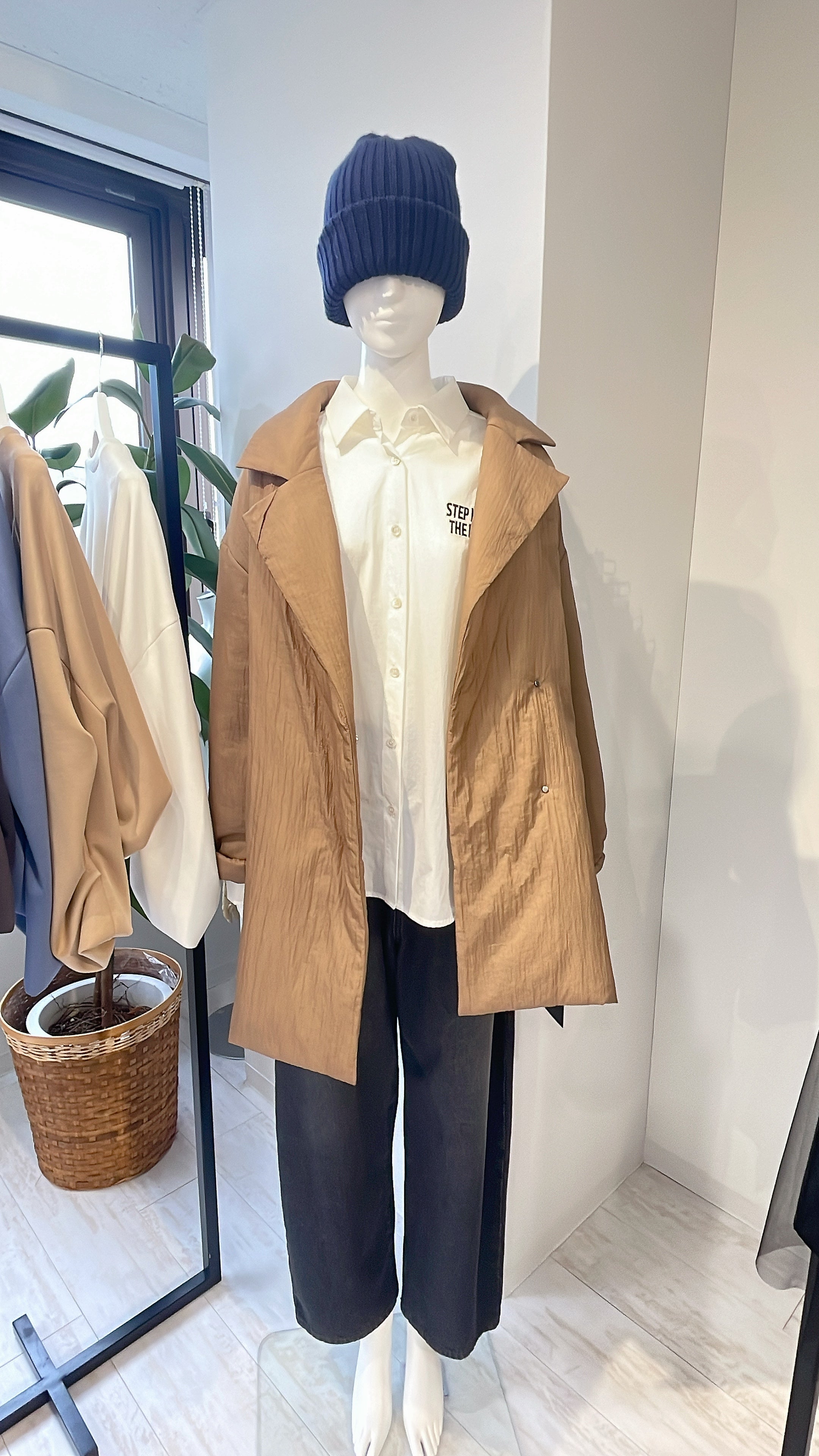 【Dignite collier】キルティングミドルコート/ 80243517