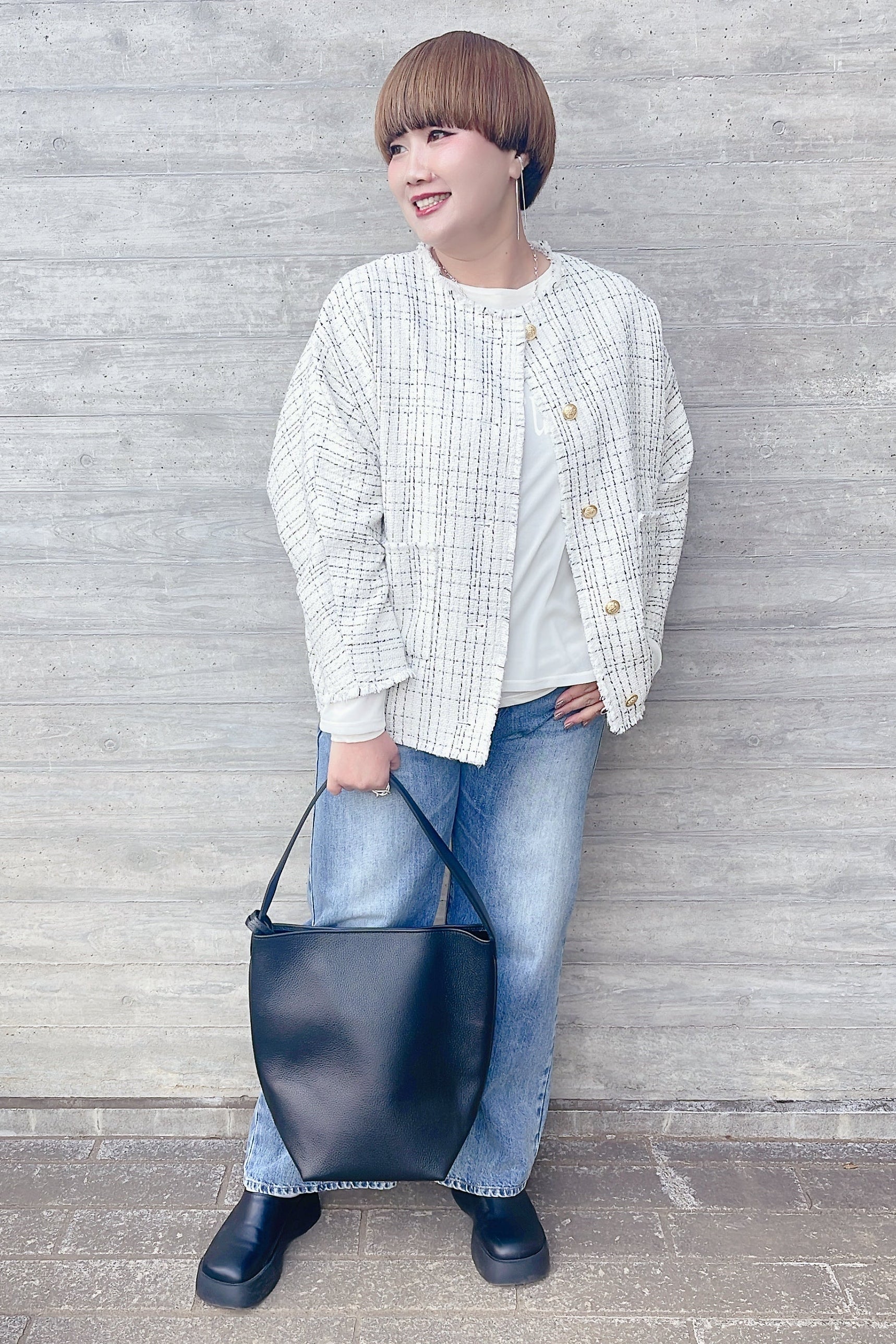 【Dignite Collier】ツイードジャケット/80267039