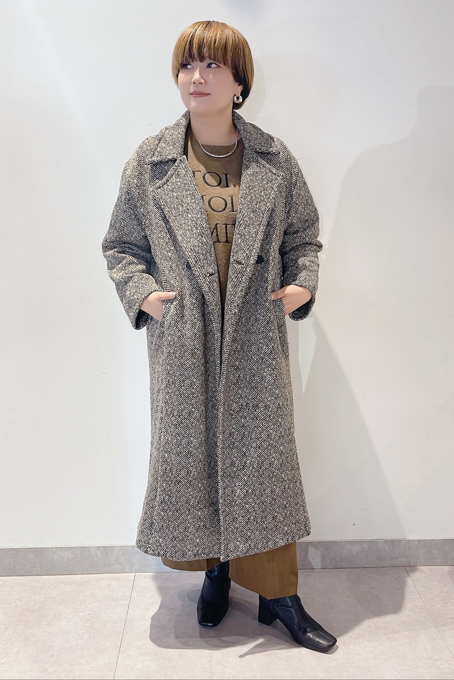 【ROSIEE】軽量裏起毛ロングコート/R773207