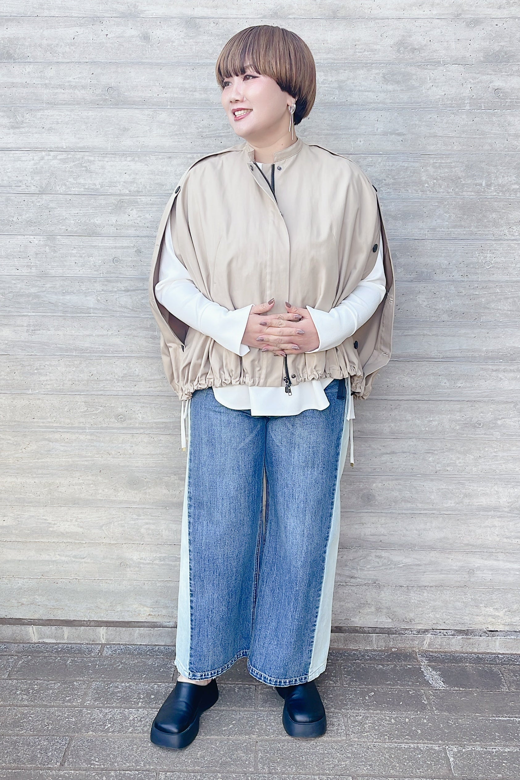 【PASSIONE】ケープアウター/516419