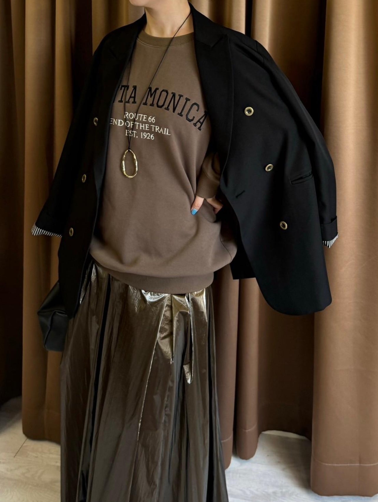 【ROSIEE】SANTA MONICAロゴスウェット/ R070305