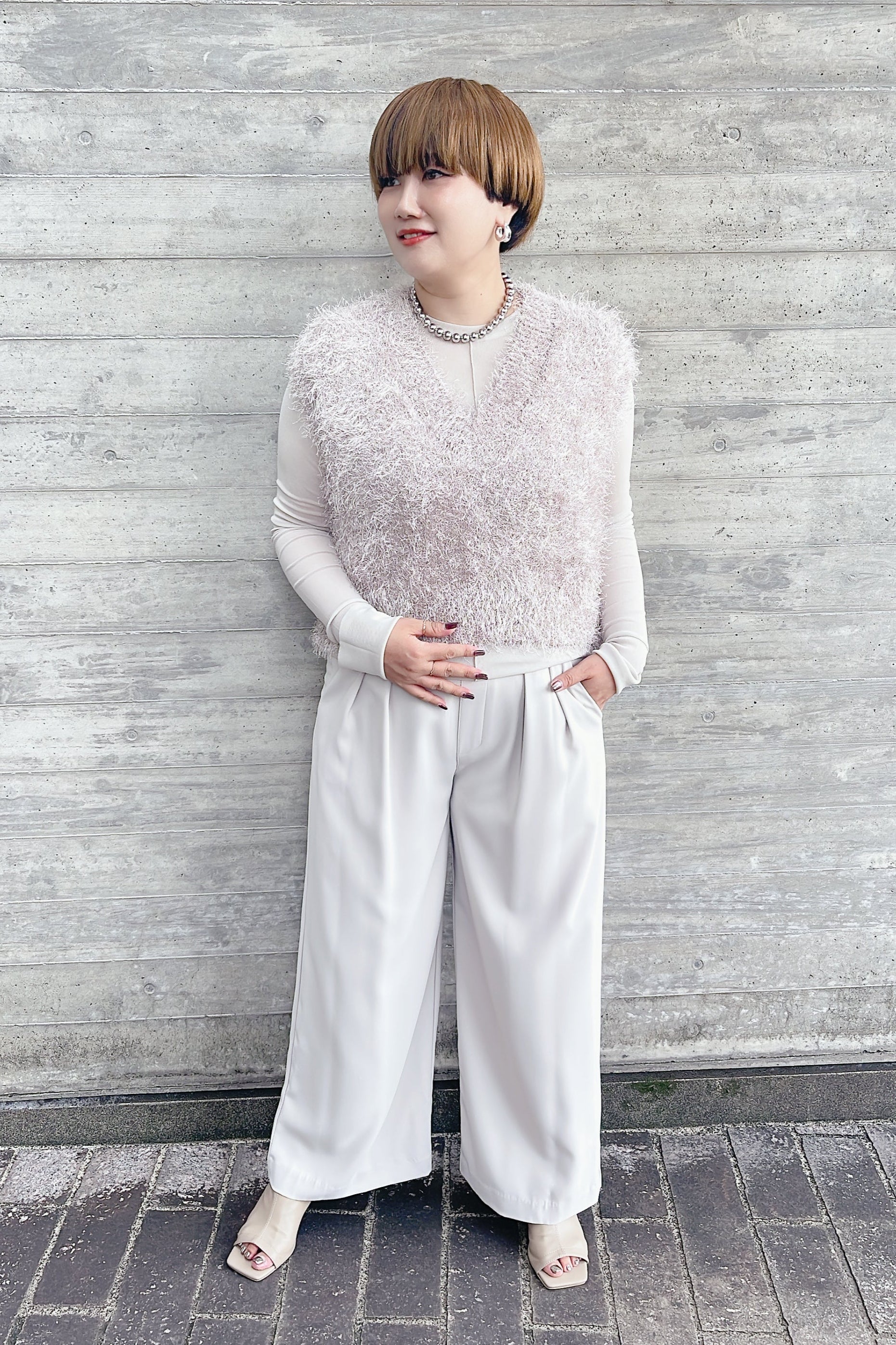 【再販・新色追加】【anana】着痩せハイウエストストレートパンツ/a92-027