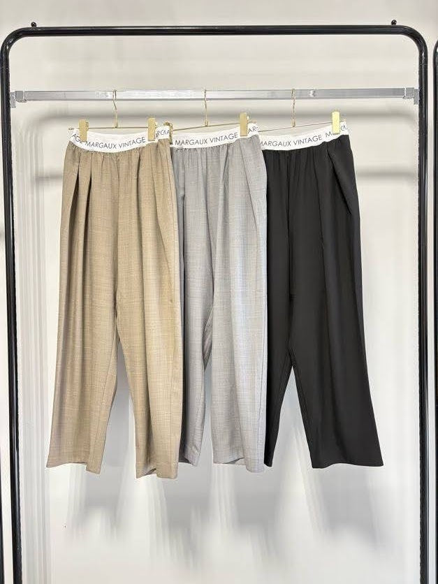 【MARGAUX VINTAGEO】ウエストロゴタックパンツ/MG PT-27003-S