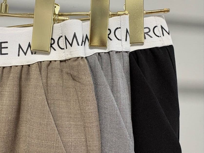 【MARGAUX VINTAGEO】ウエストロゴストレートパンツ/MG PT-27002-S