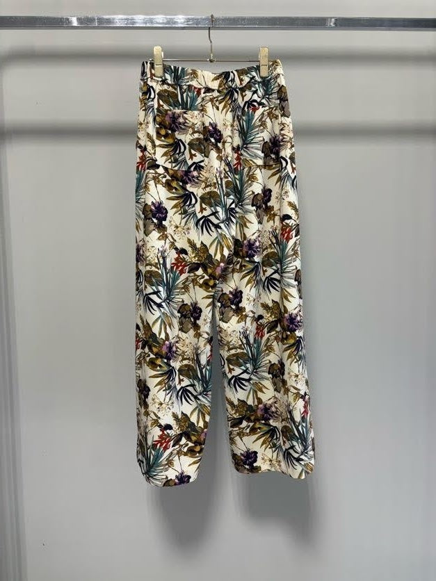 【MARGAUX VINTAGEO】ボタニカル柄パンツ/MG PT-27011-S