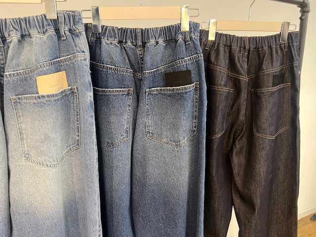 【PRIORITY】リラックスストレートデニムパンツ/P61066AI