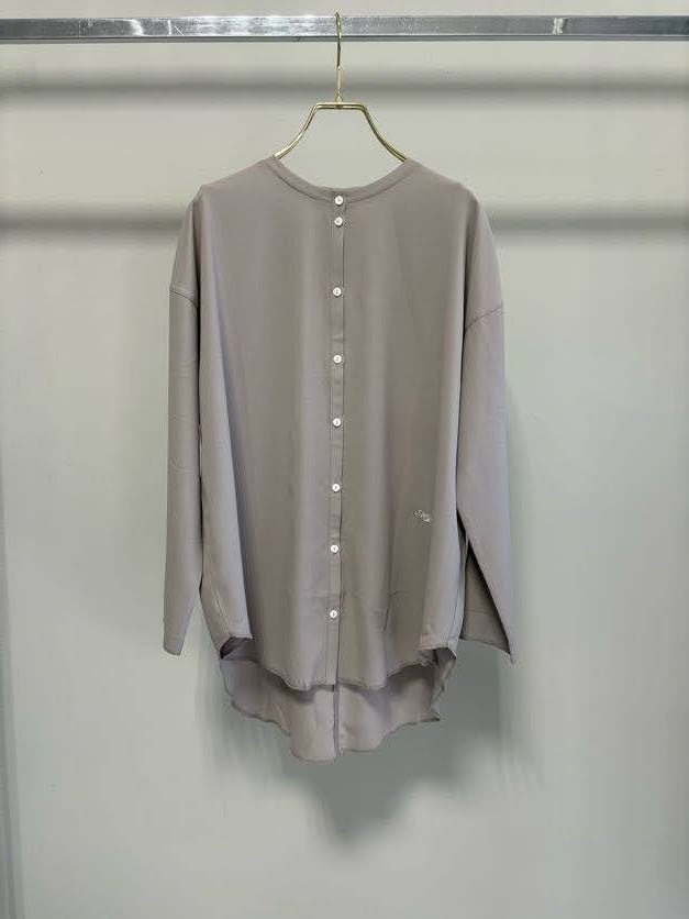 【MARGAUX VINTAGEO】シアーロゴ刺繍ブラウス/MG BL-27020-S