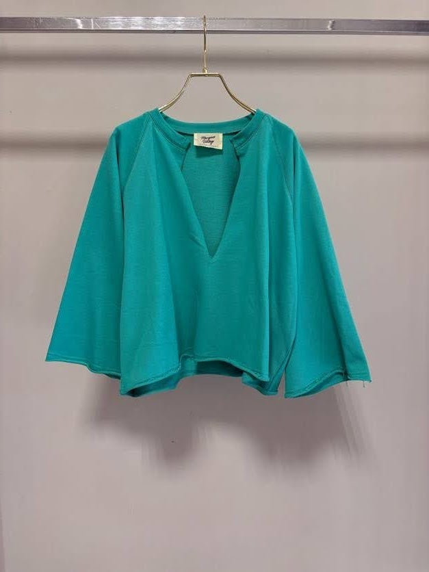 【MARGAUX VINTAGEO】裏毛スキッパープルオーバー/MG CT-27025-S