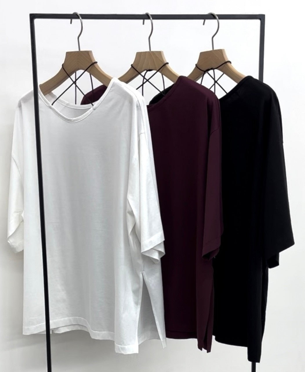 【CLOCHE】接触冷感レザーヒモデザインT/55085004