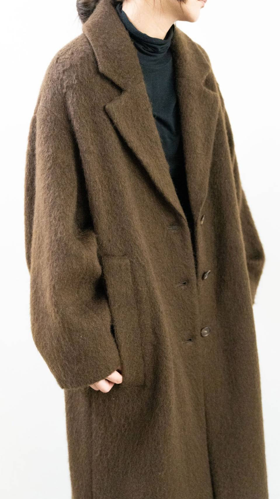 【CLOCHE】シャギーロングコート/550-84001