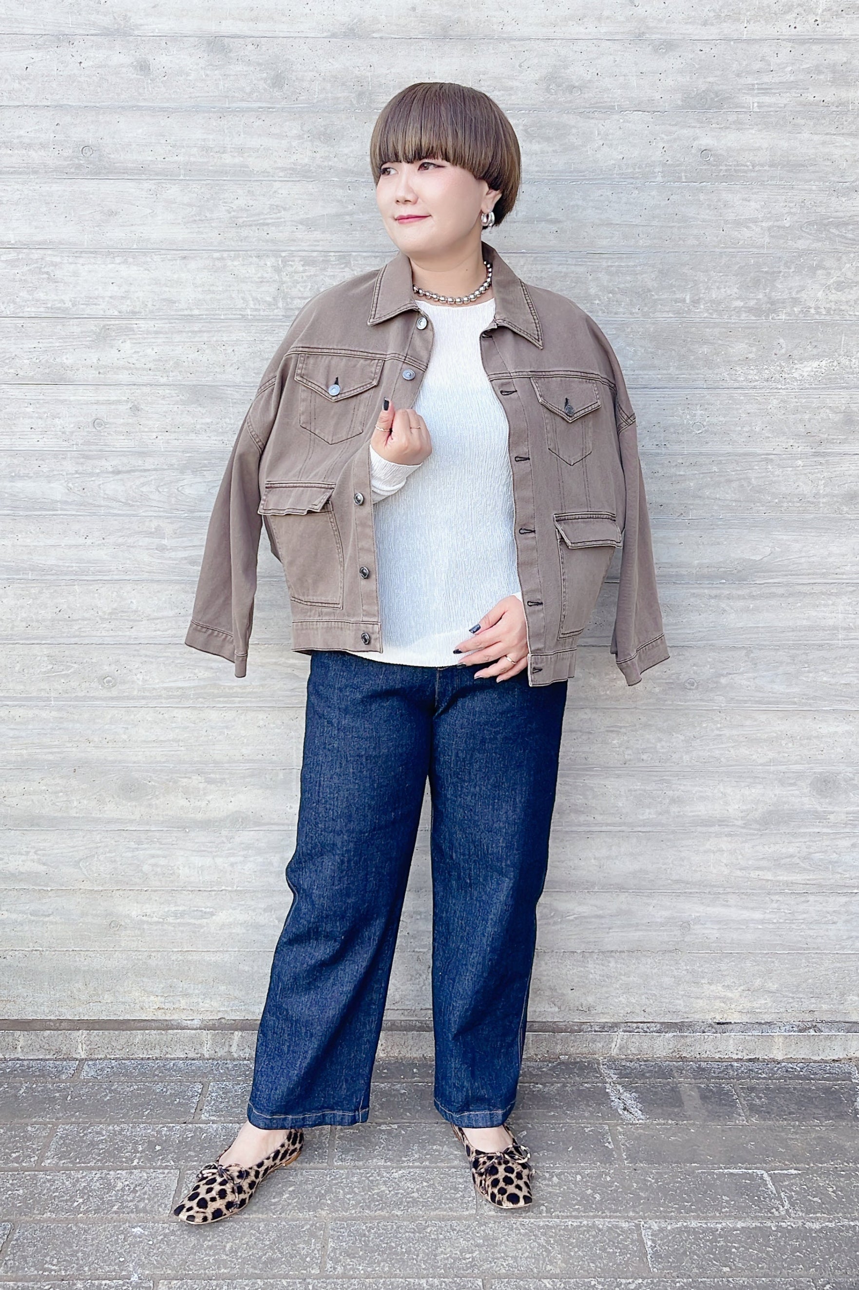 【MARGAUX VINTAGE】ワンウォッシュデニムパンツ/MG PT-25069-A