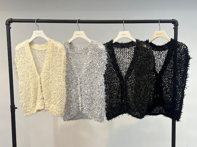 【PRIORITY】BUSHYショートベスト/P61116KR