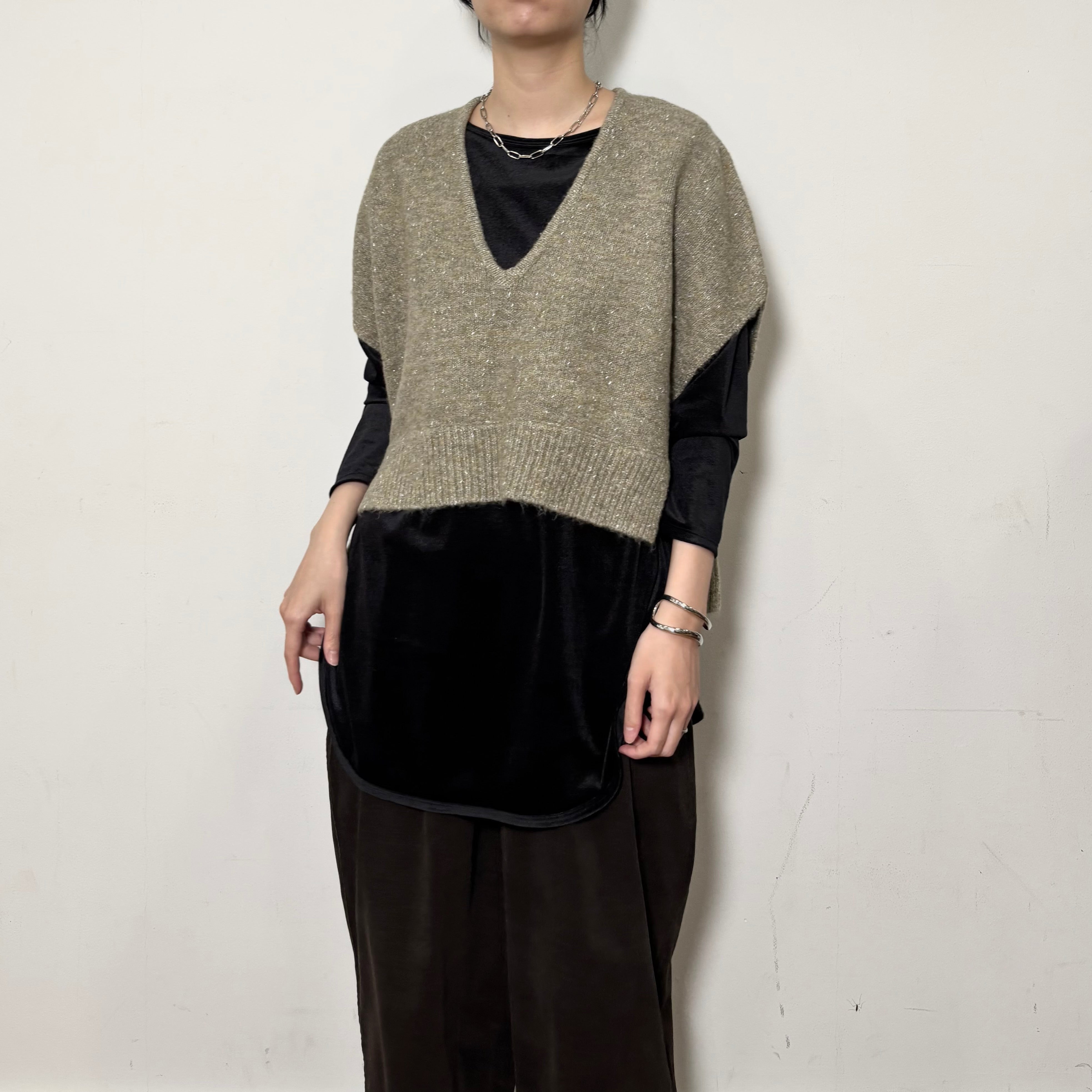 【siro de labonte】ショートベスト/R553103