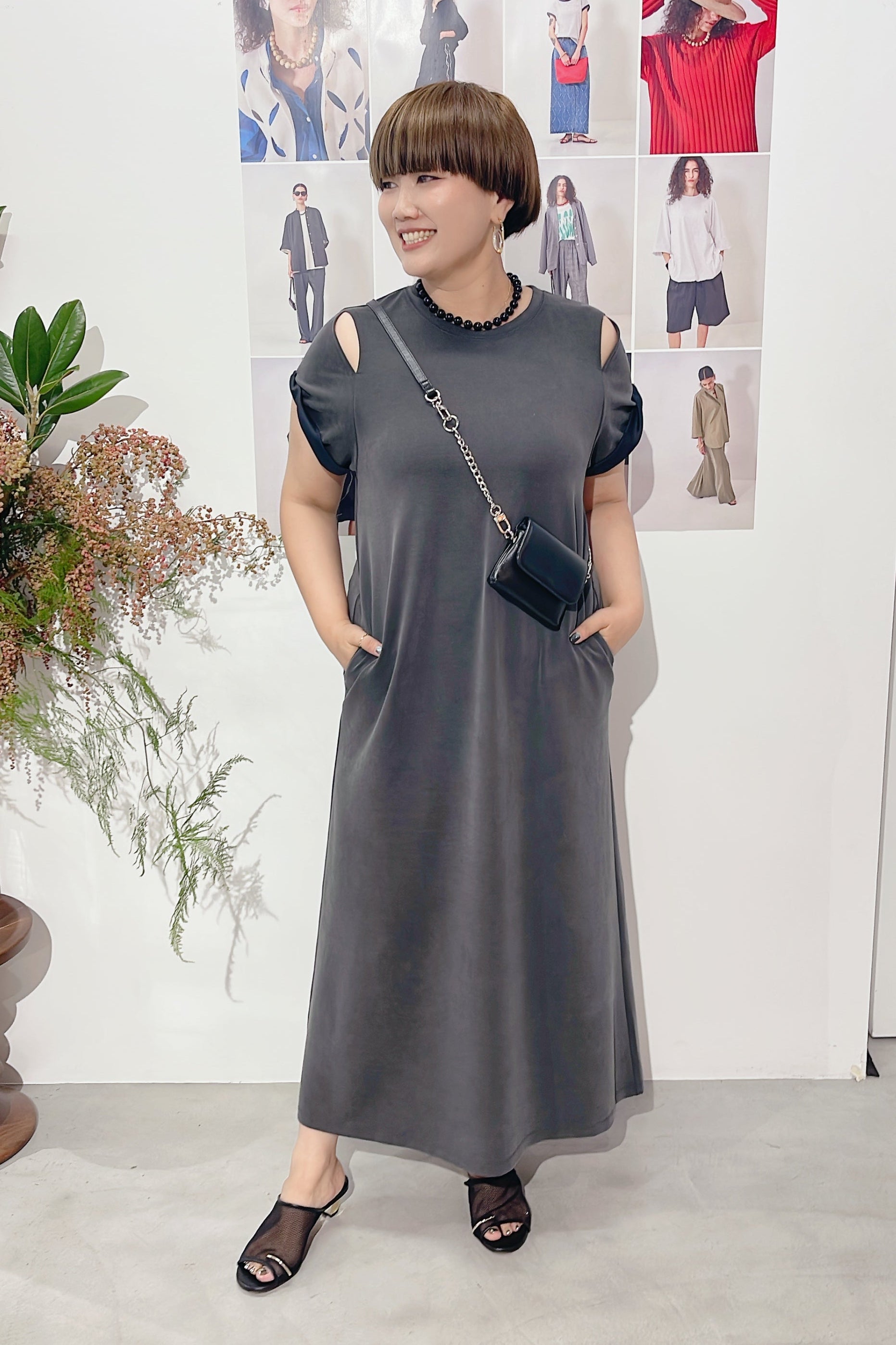 【YENN】アイレットTEEドレス/Y261-52021