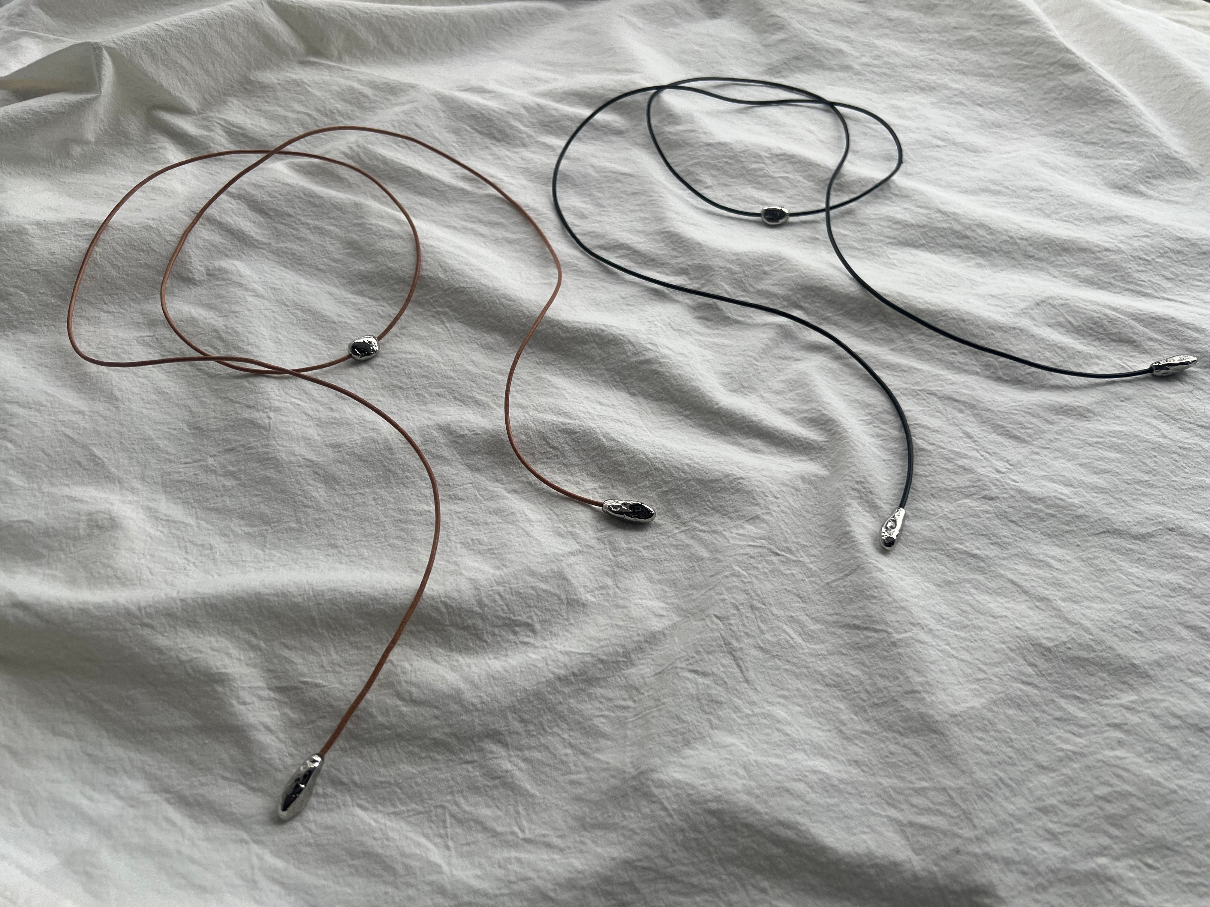 【PRIORITY】レザーストラップチョーカー/P62043HW