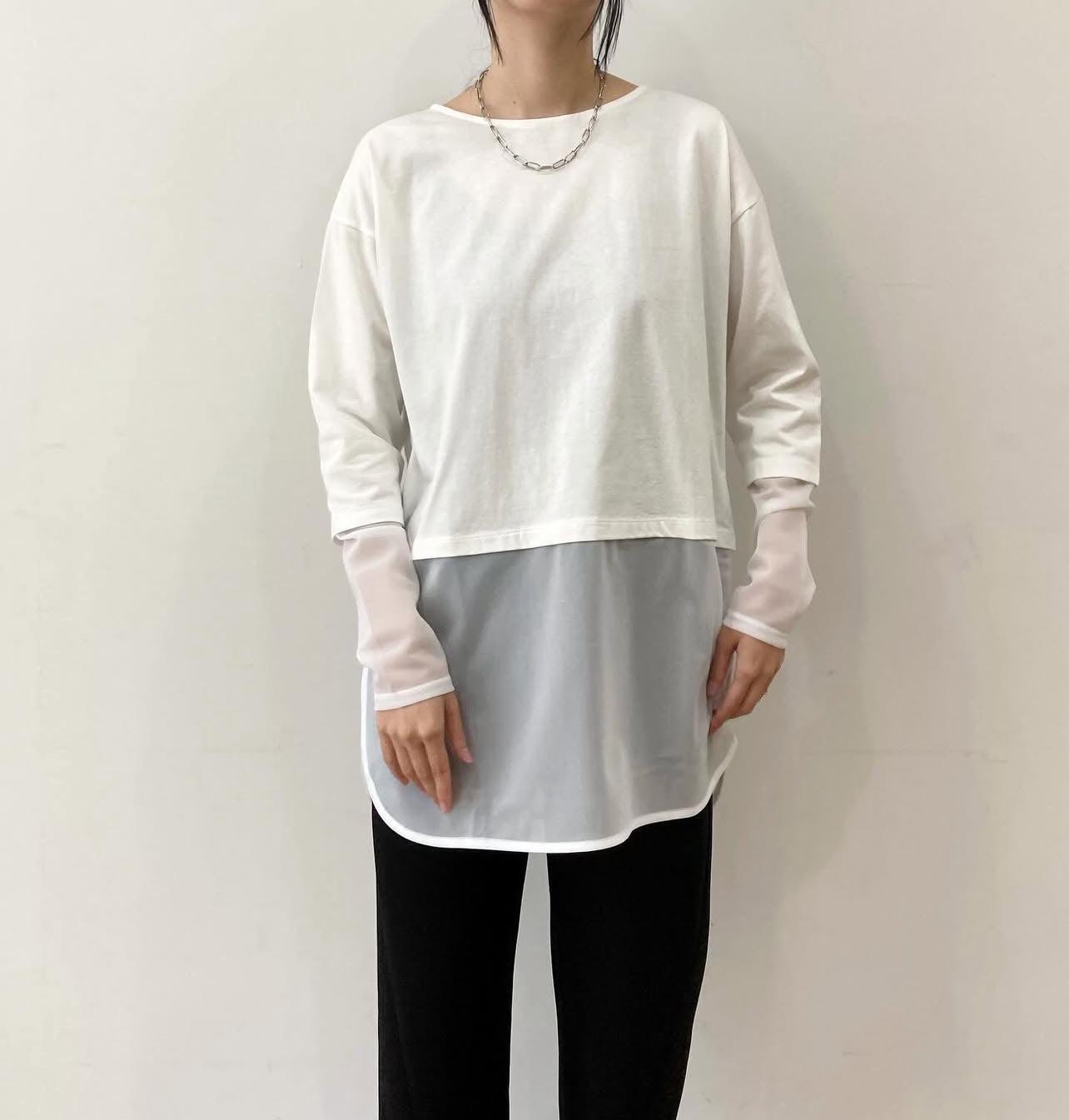 【siro de labonte】ドッキングプルオーバー/R513207