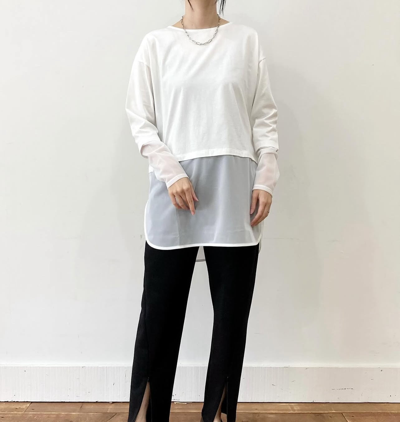 【siro de labonte】ドッキングプルオーバー/R513207