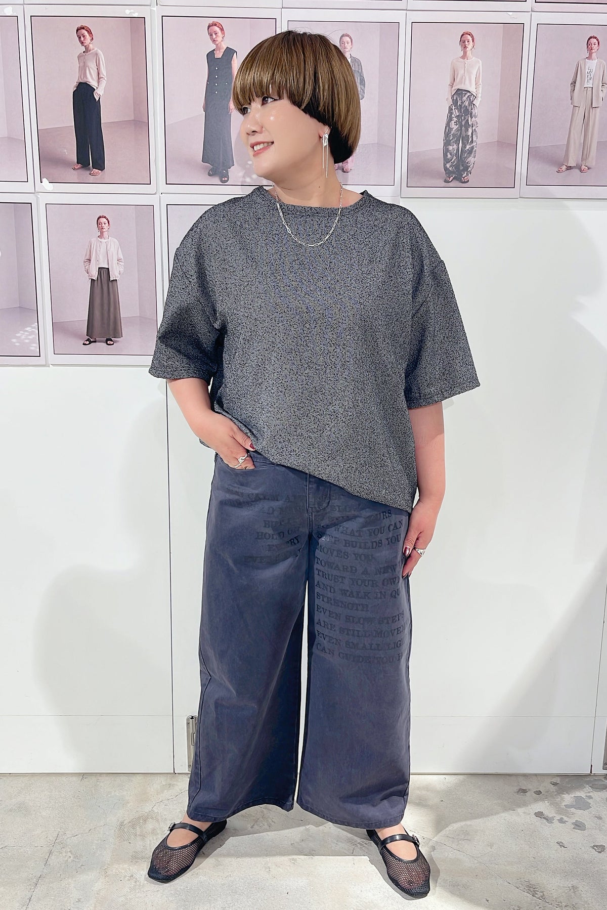 【RILATO】ツイードTシャツ/R27126