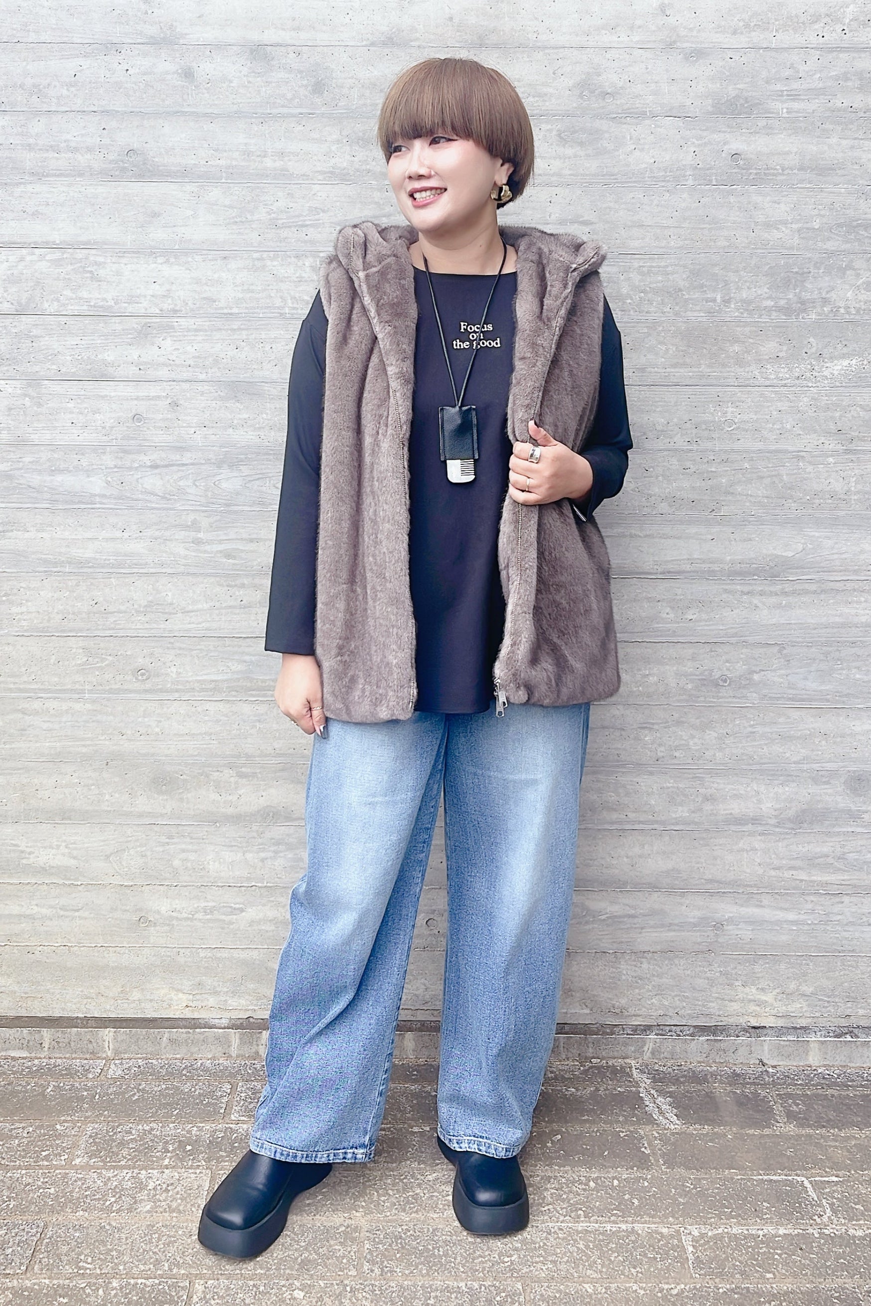 【Dignite Collier】ロゴTブラウス/80256044