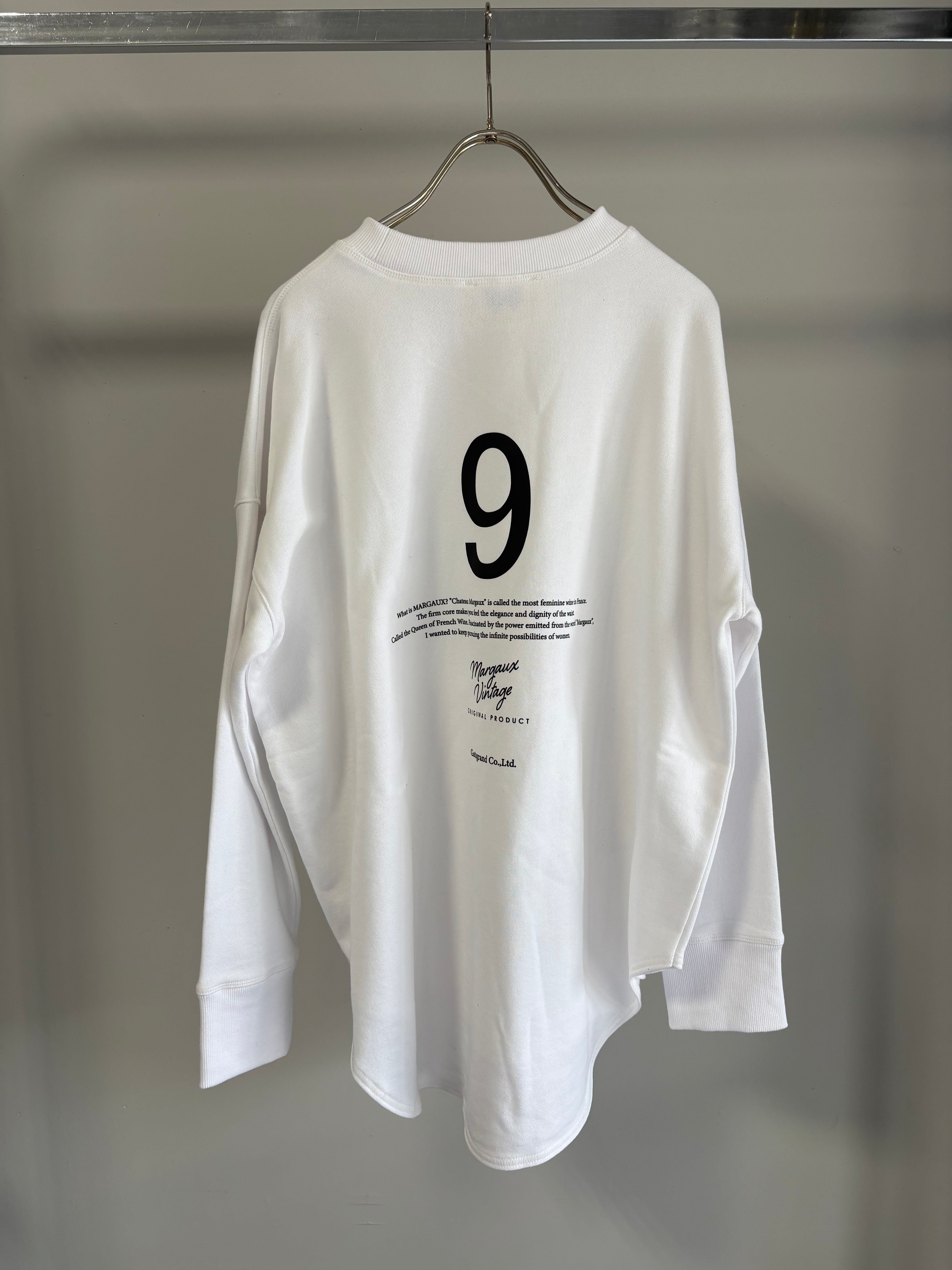 【MARGAUX VINTAGE】バックロゴ裏毛プルオーバー/MG CT-26003-S
