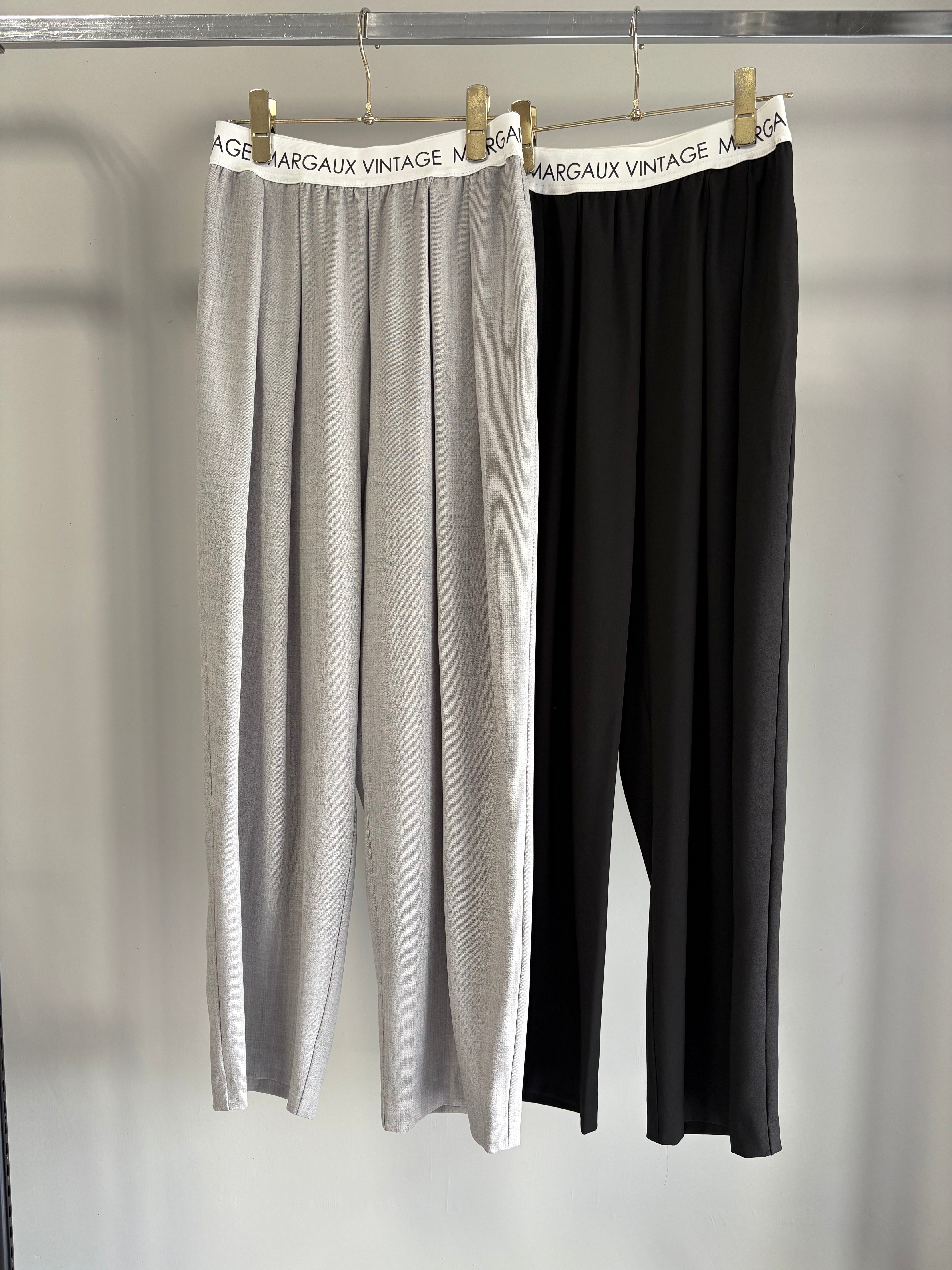 【MARGAUX VINTAGE】ウエストロゴタックパンツ/MG PT-26007-S