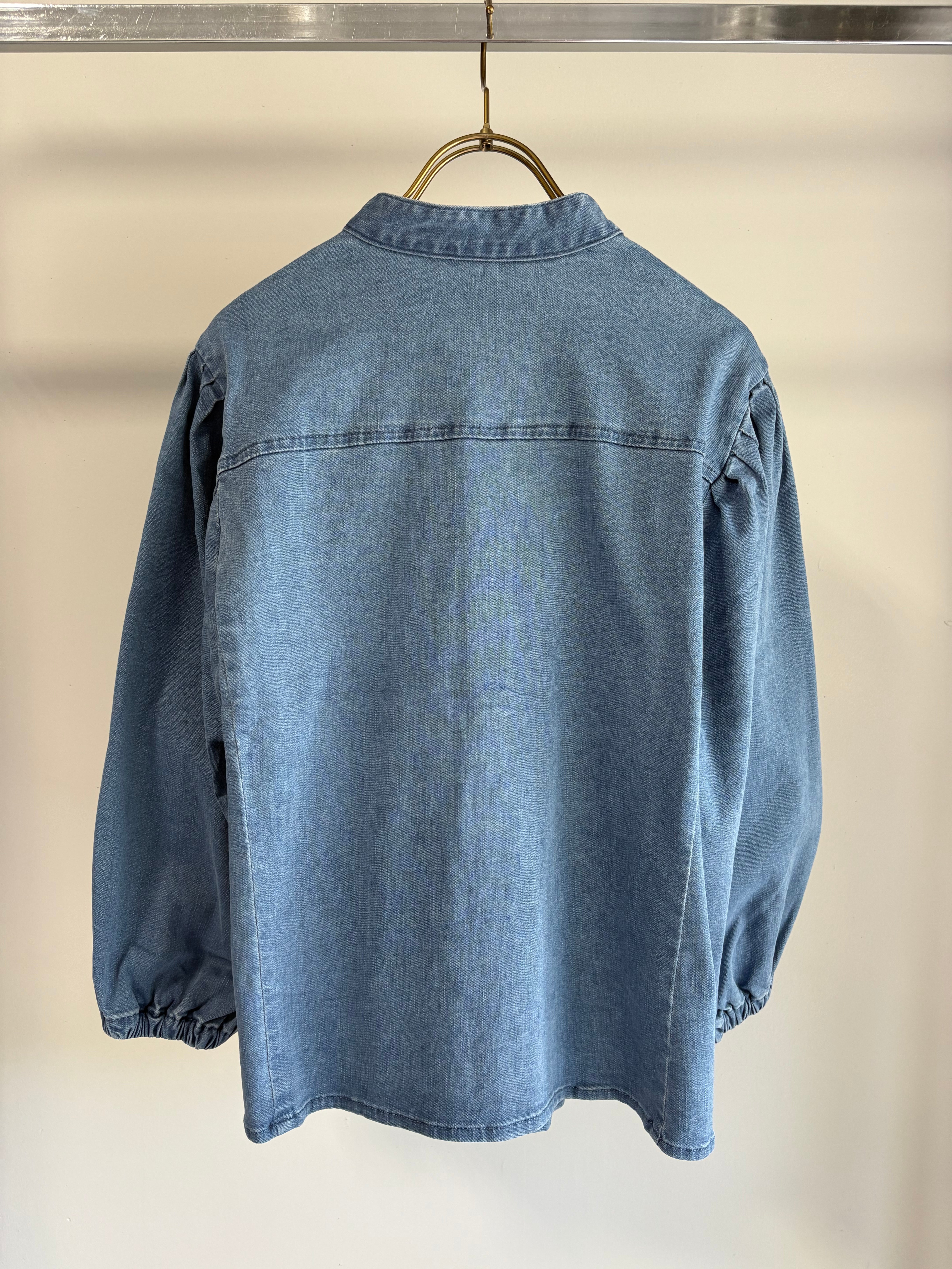 【MARGAUX VINTAGE】デニムブラウス/MG BL-26009-S
