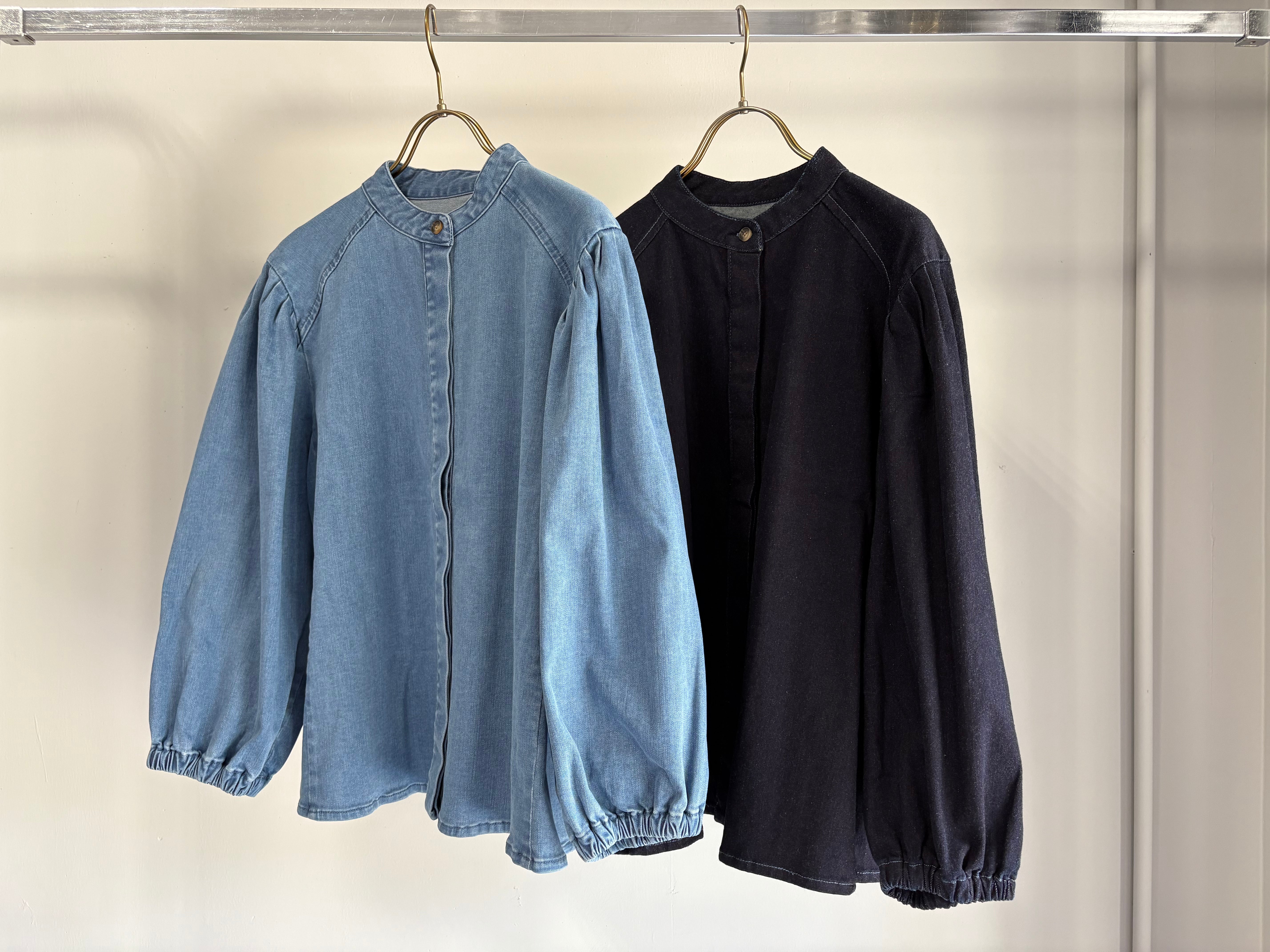 【MARGAUX VINTAGE】デニムブラウス/MG BL-26009-S