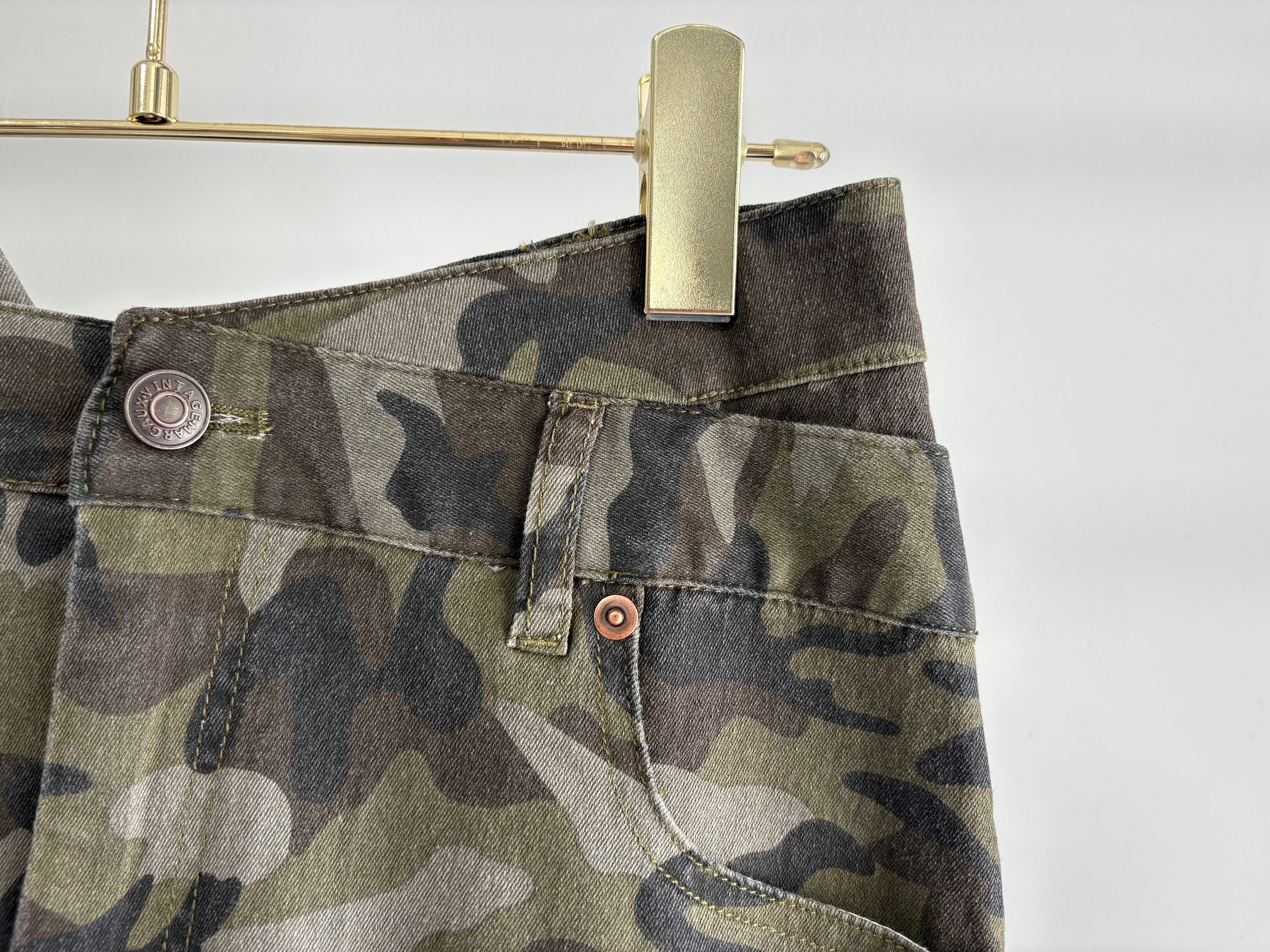 【MARGAUX VINTAGE】カモフラスカート/MG SK-26012-S