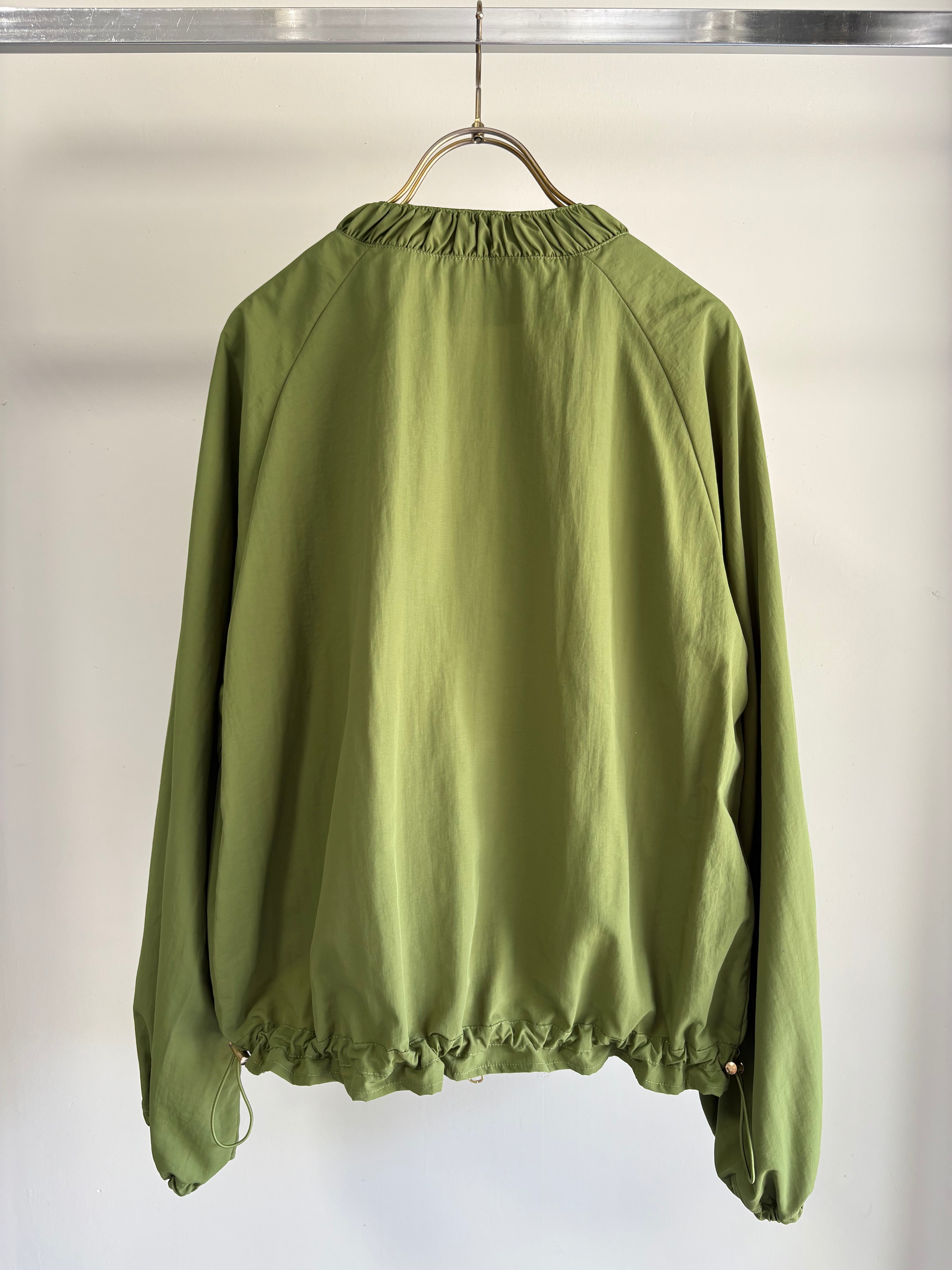 【MARGAUX VINTAGE】撥水ナイロンノーカラーブルゾン/MG JK-26013-S