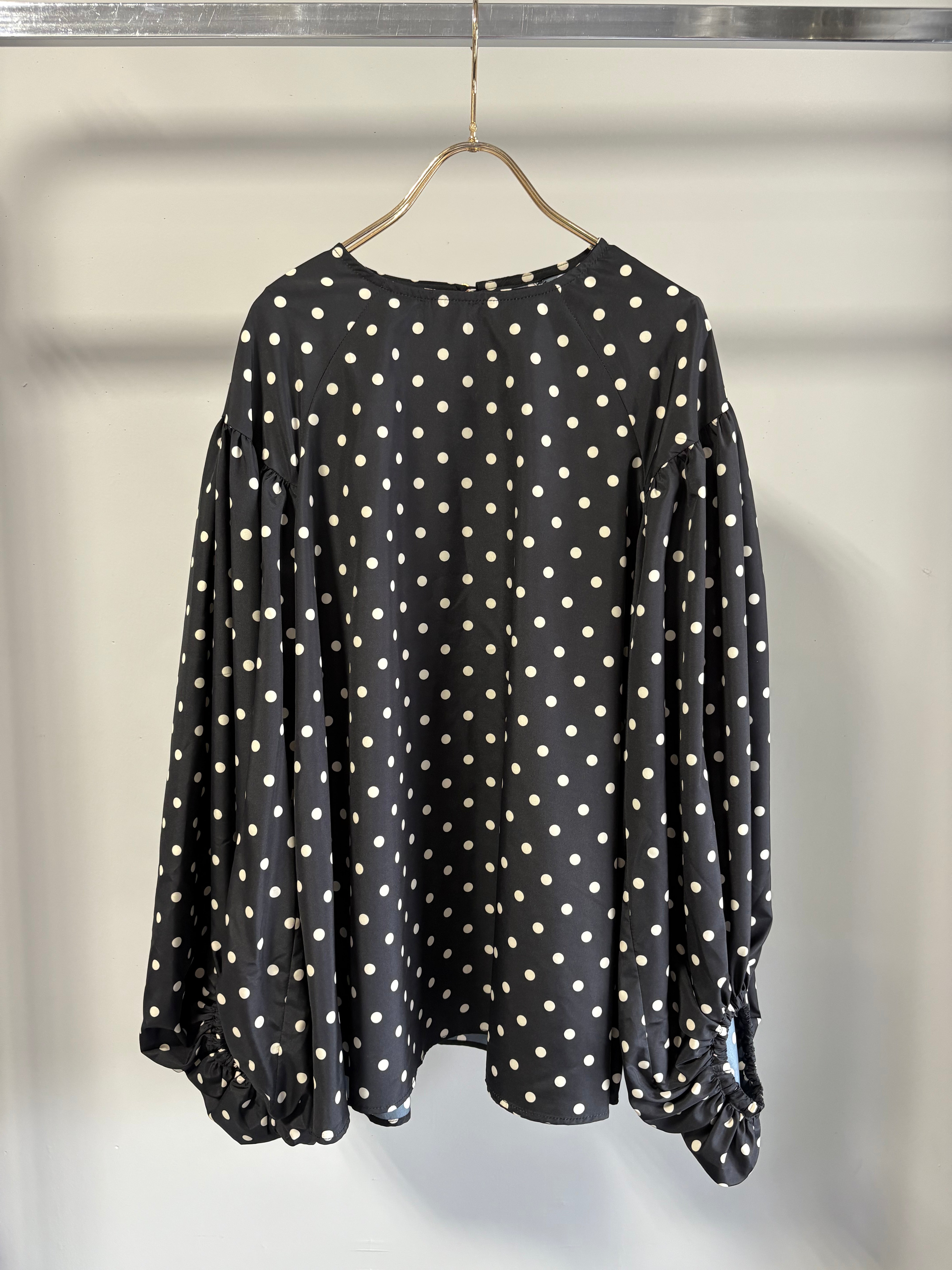 【MARGAUX VINTAGE】ドットブラウス/MG BL-26024-S