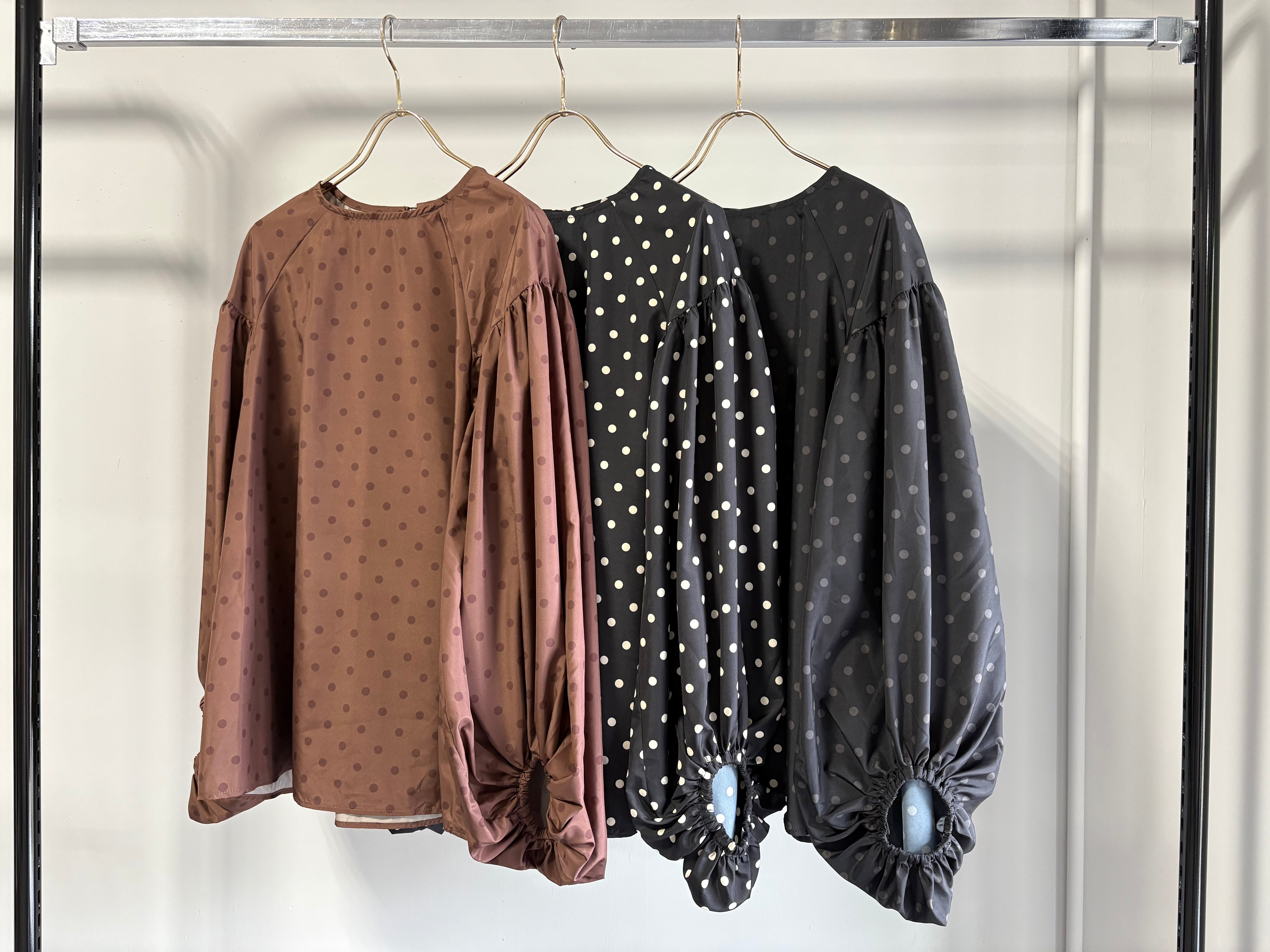 【MARGAUX VINTAGE】ドットブラウス/MG BL-26024-S