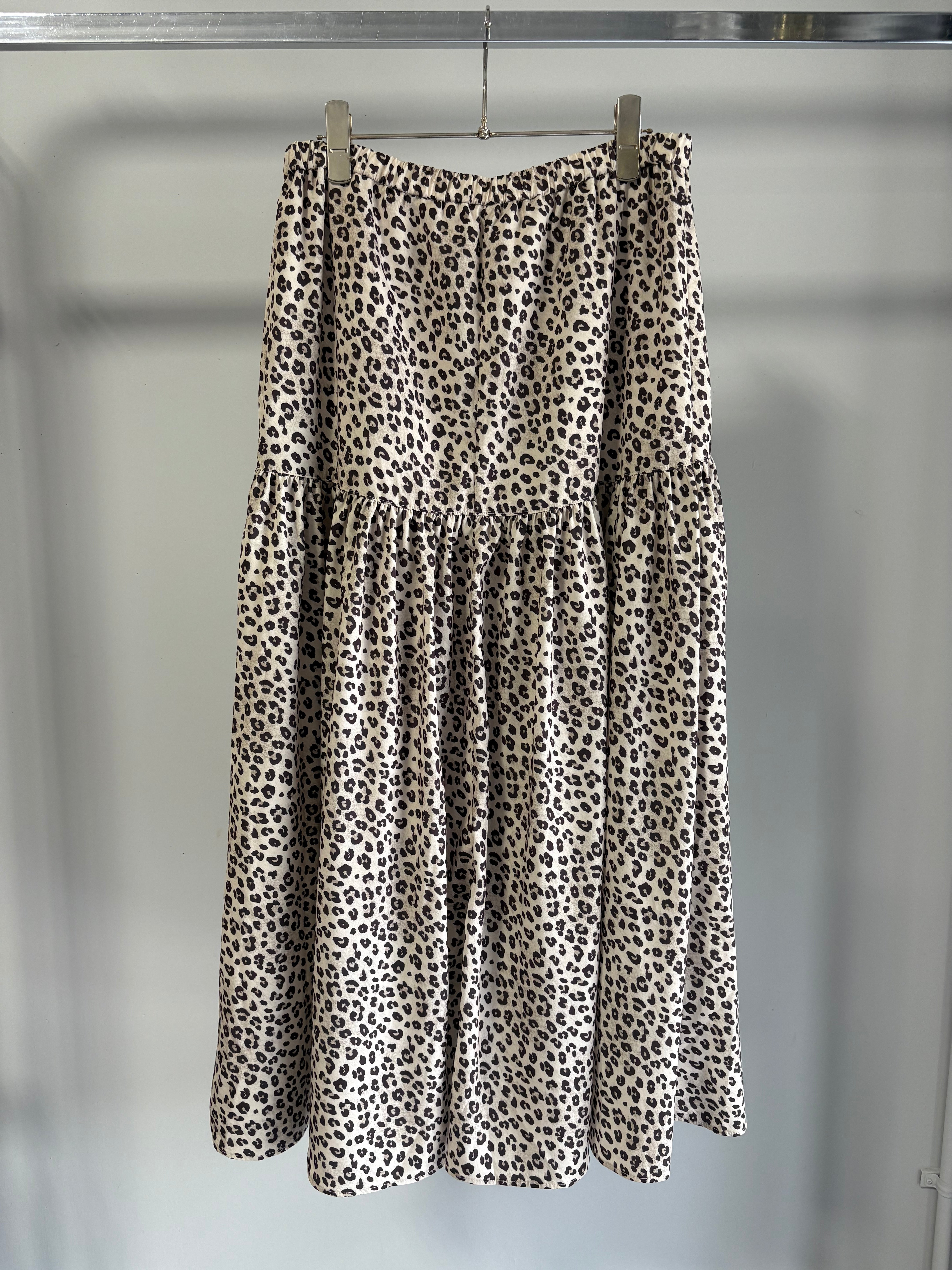 【MARGAUX VINTAGE】レオパードギャザースカート/MG SK-26026-S