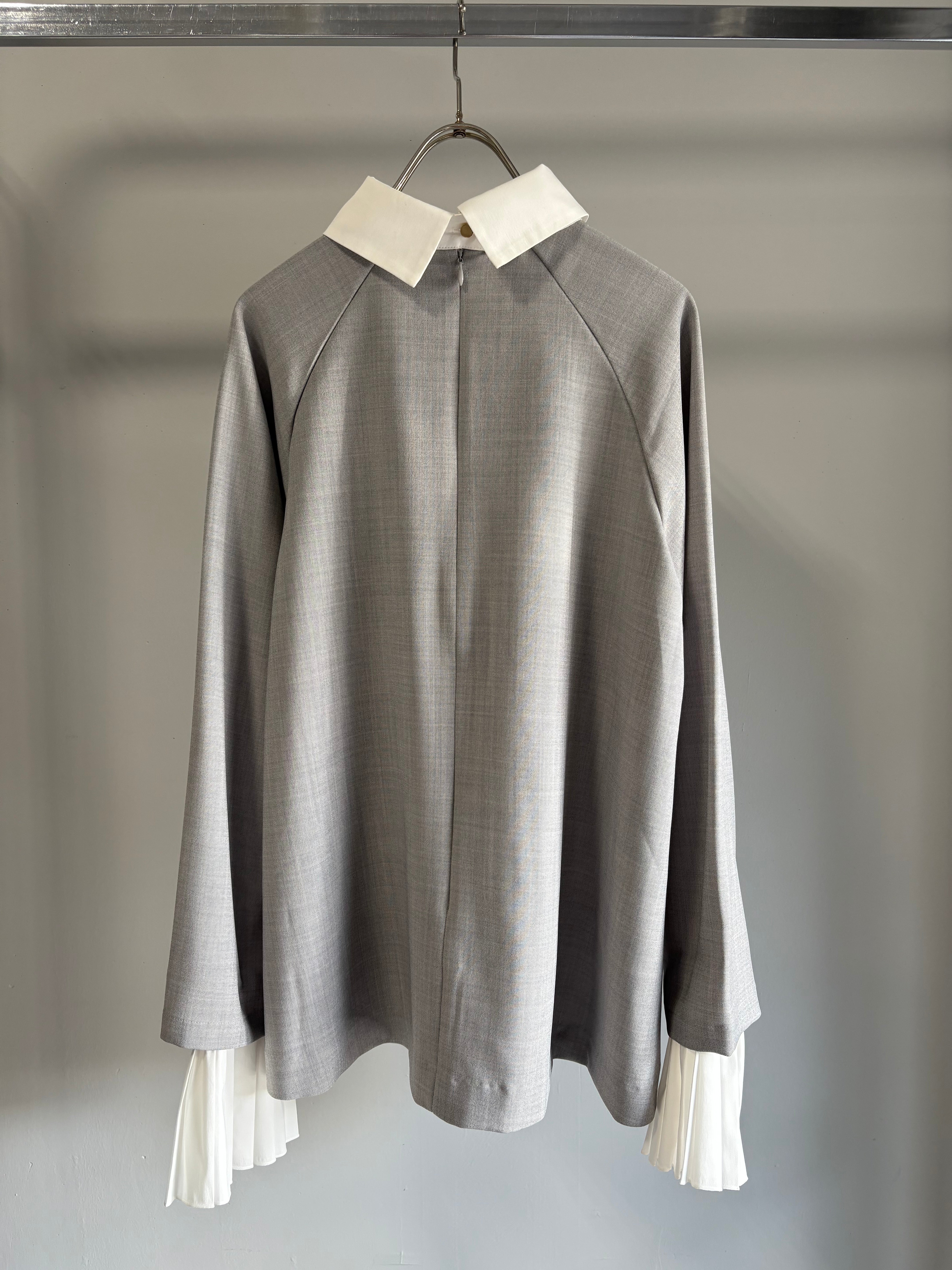 【MARGAUX VINTAGE】カフス付きブラウス/MG BL-26006-S