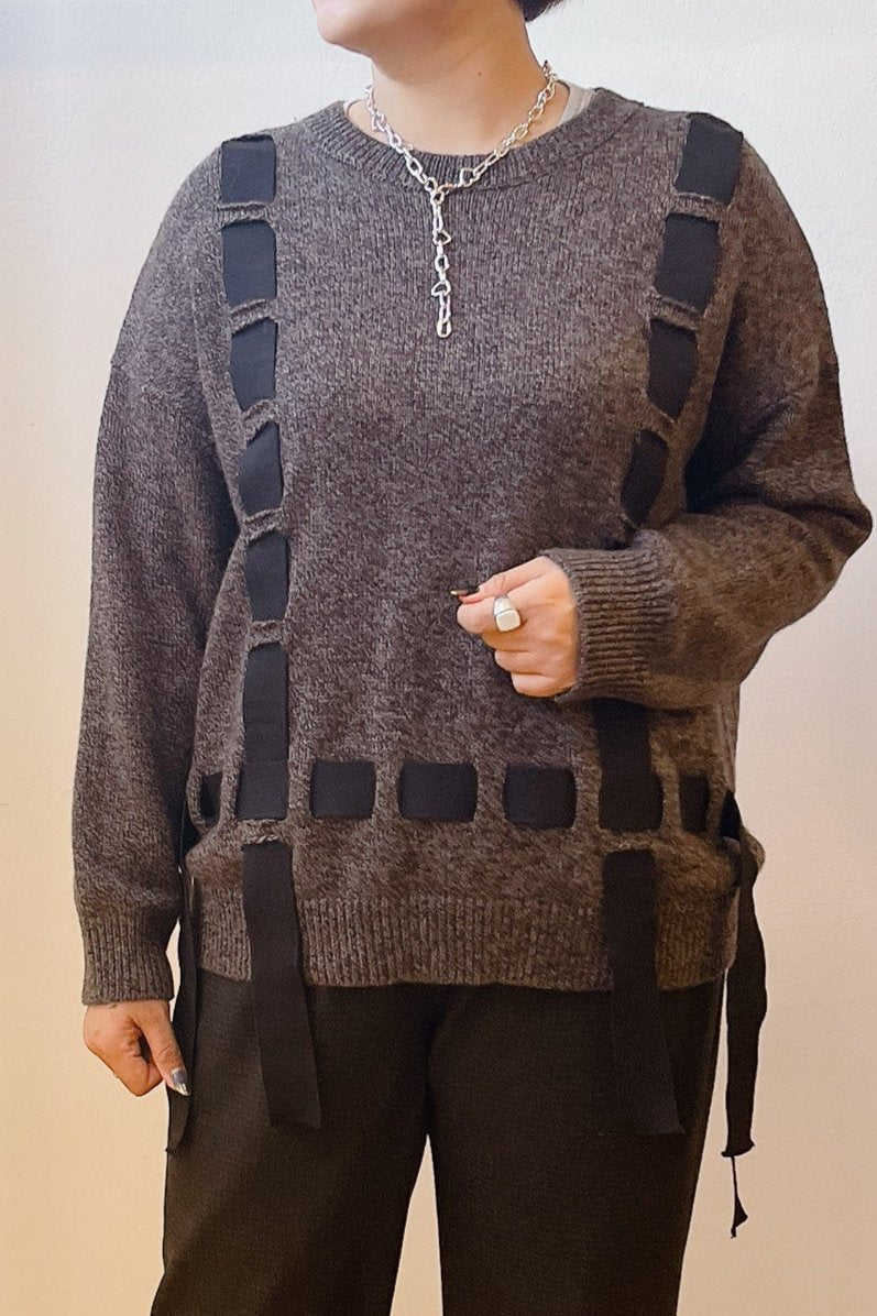 【Dignite collier】リボンプルオーバー/ 80243645