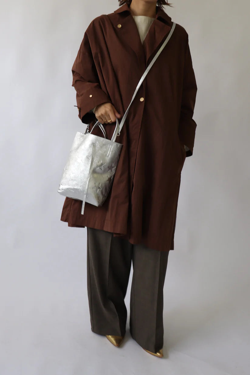 【MILLELAFIRENZE】星柄エンボスメタリックミニトートバッグ/10210657