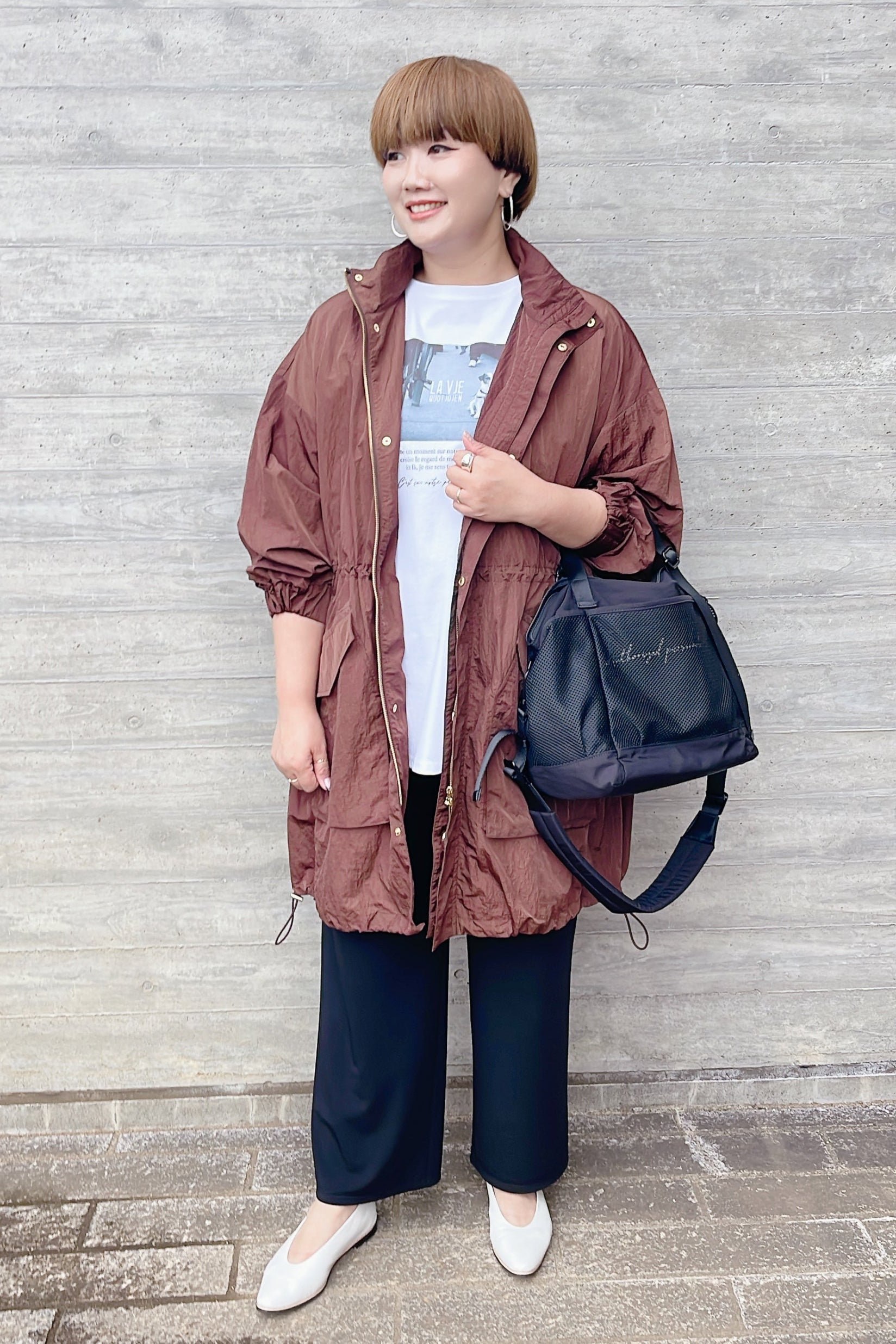 【story.】ポリエステルアラウンドメッシュトートM/3A-1845-4