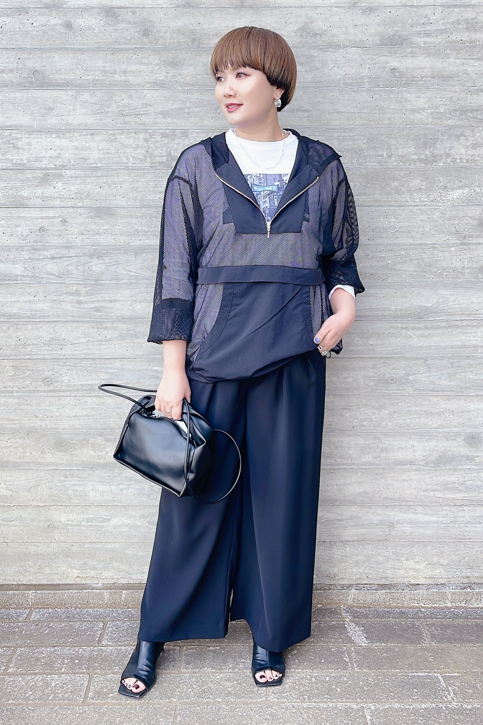 【anana】着痩せハイウエストストレートパンツ/a92-027