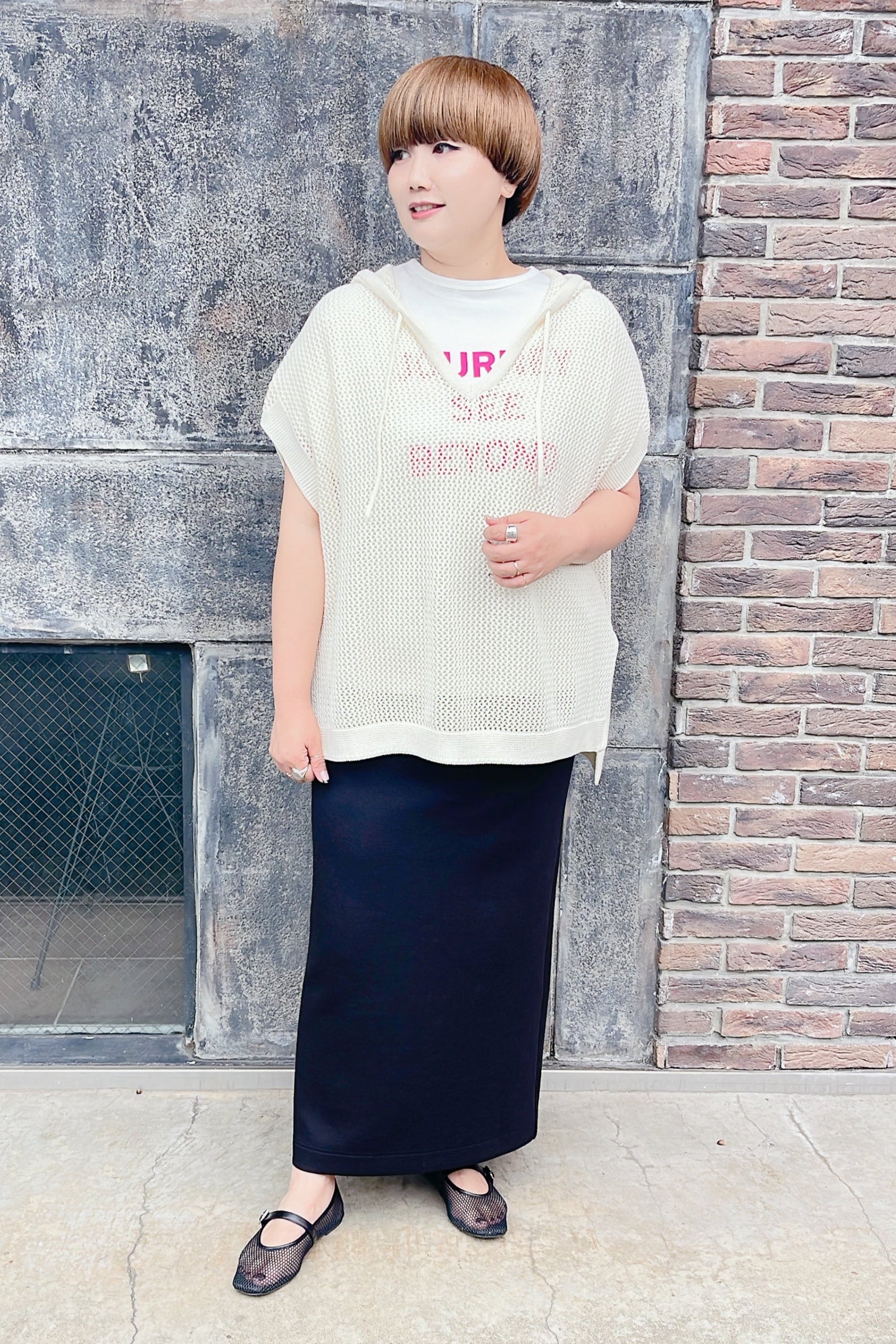 【siro de labonte】JOURNEYタックスリーブTシャツ/R613218