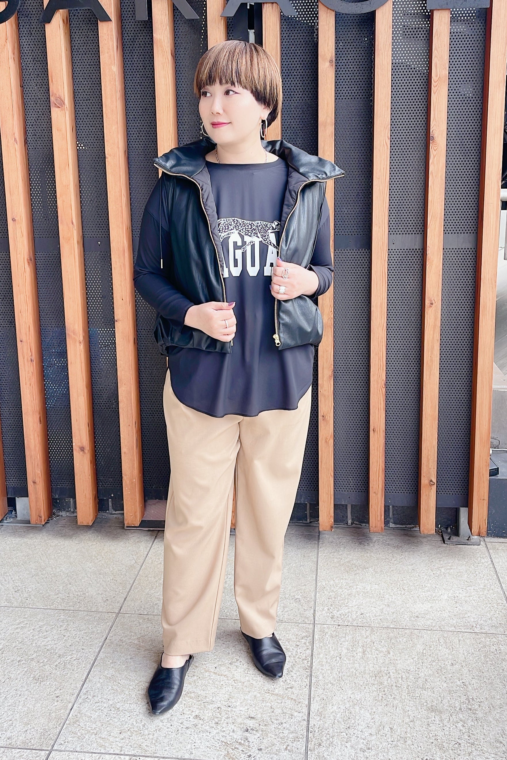 【MARGAUX VINTAGE】テーパードパンツ/MG PT-25078-A