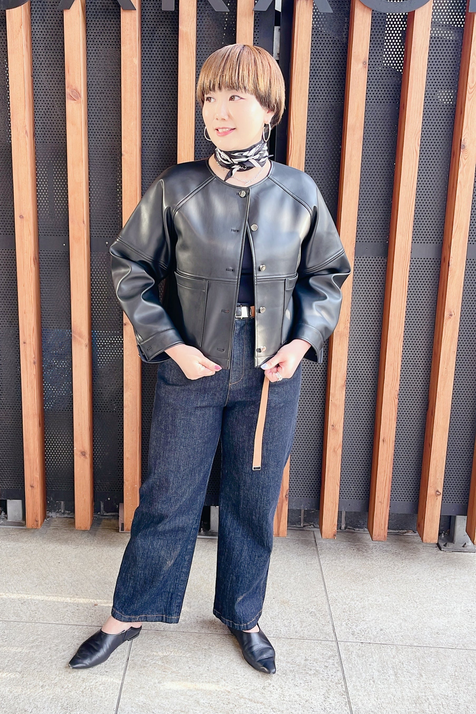 【MARGAUX VINTAGE】ワンウォッシュデニムパンツ/MG PT-25069-A