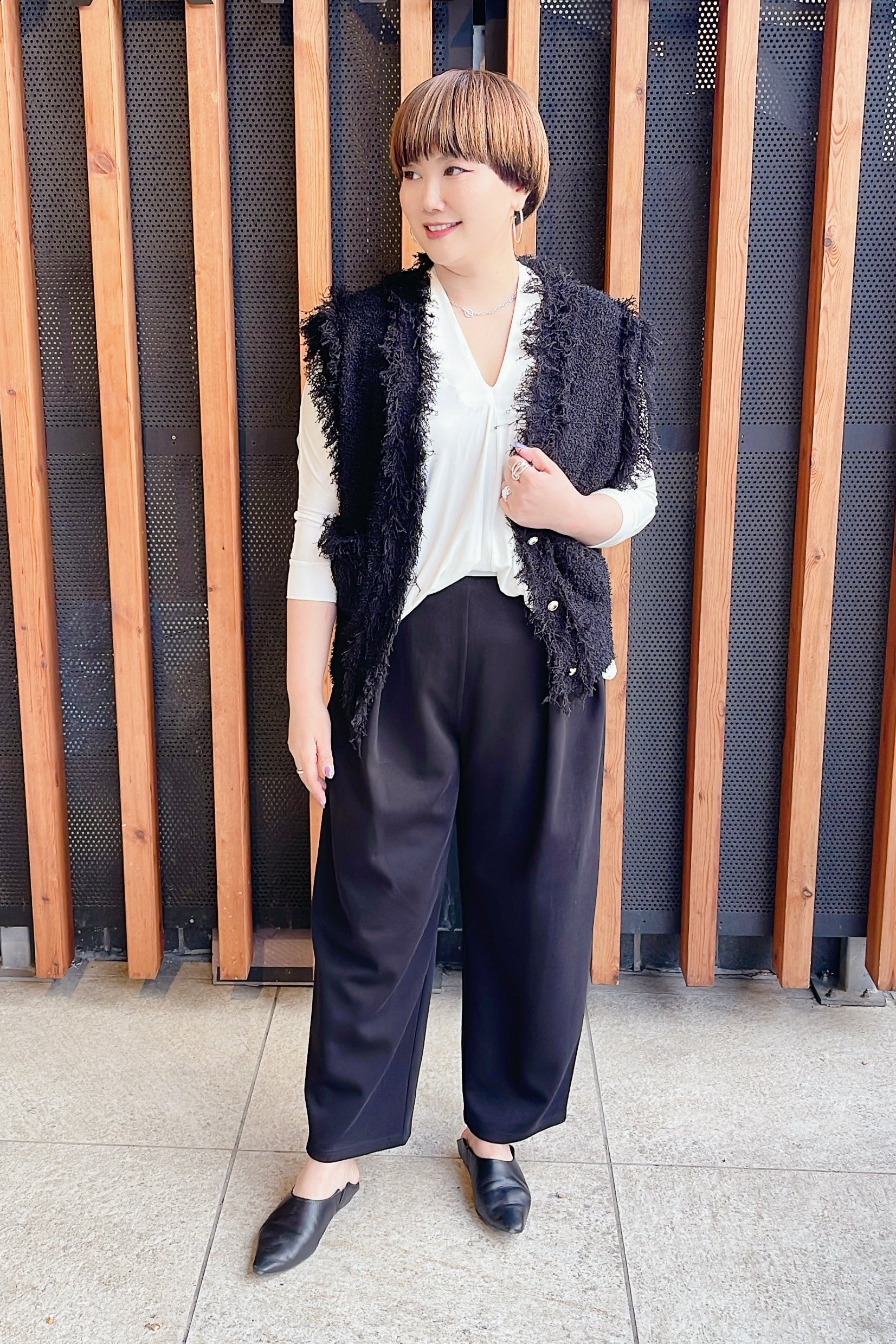 【MARGAUX VINTAGE】シャネルベスト/MG KN-25068-A