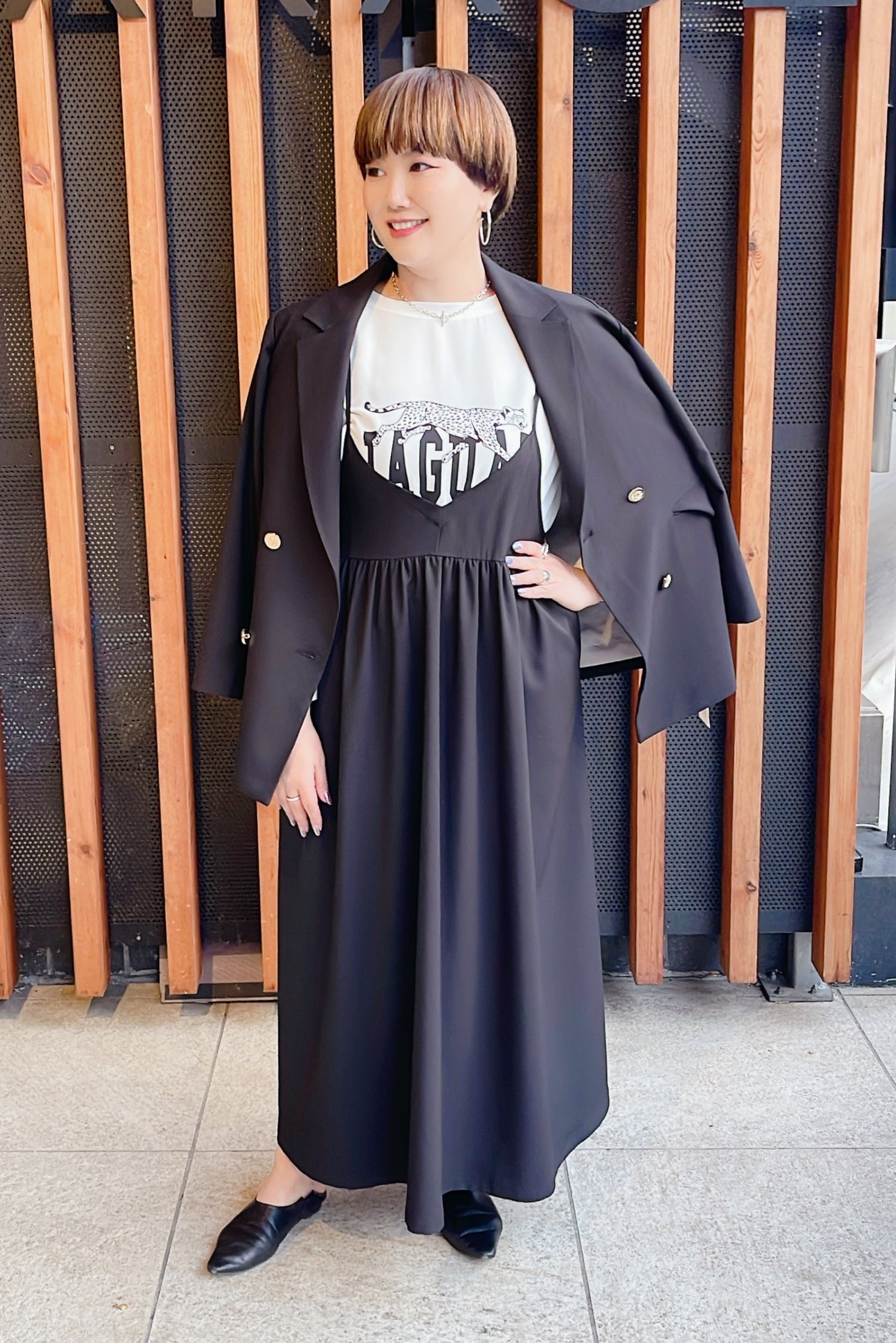 【MARGAUX VINTAGE】ショルダーパッドダブルブレストジャケット/MG JK-25074-A