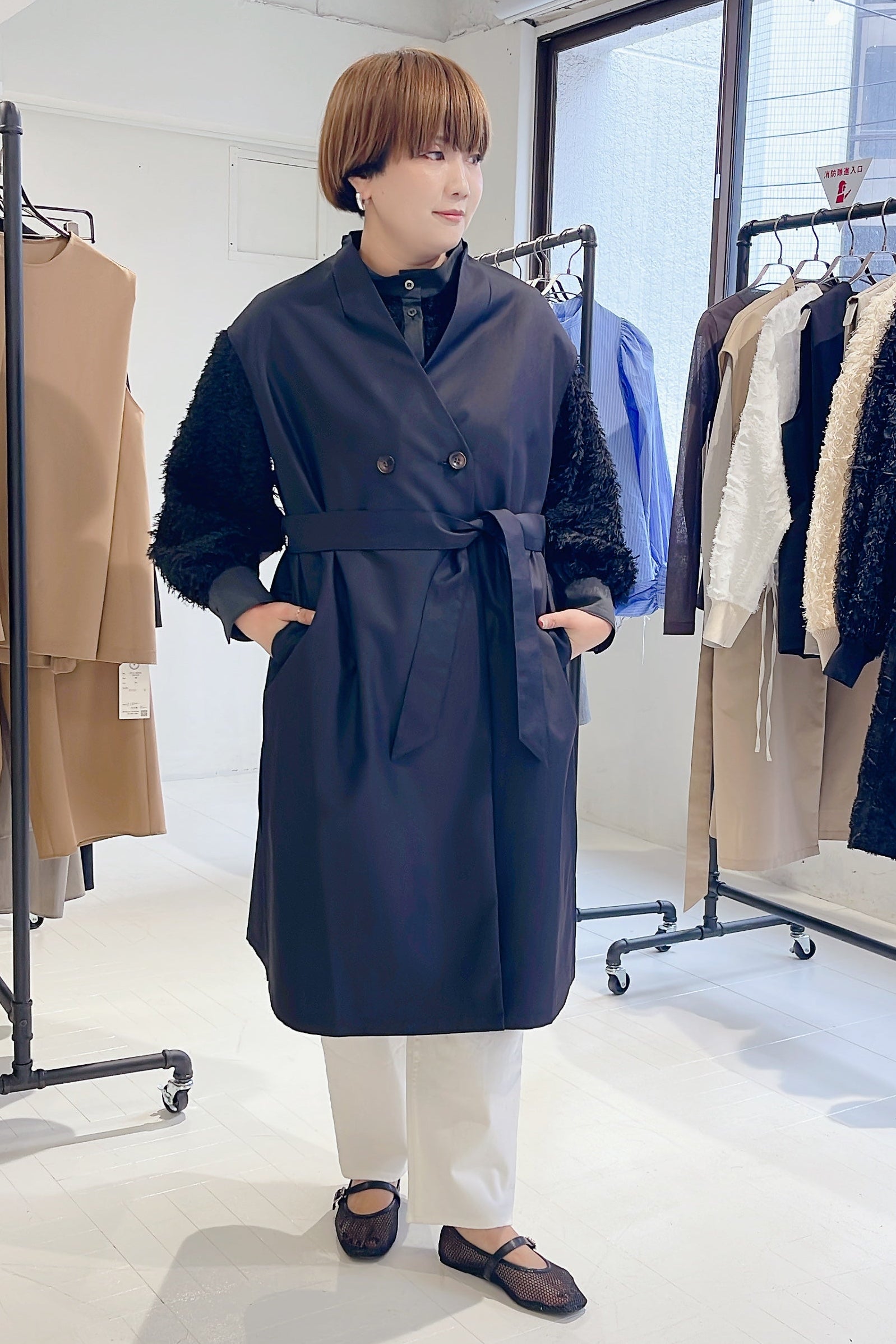 【STELLA CIFFON】シロスパンツイルジレ/ST1-26104