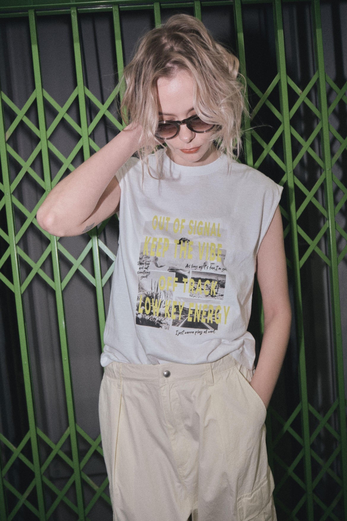 【LE MÉLANGE】カラーカーゴパンツ/8623504